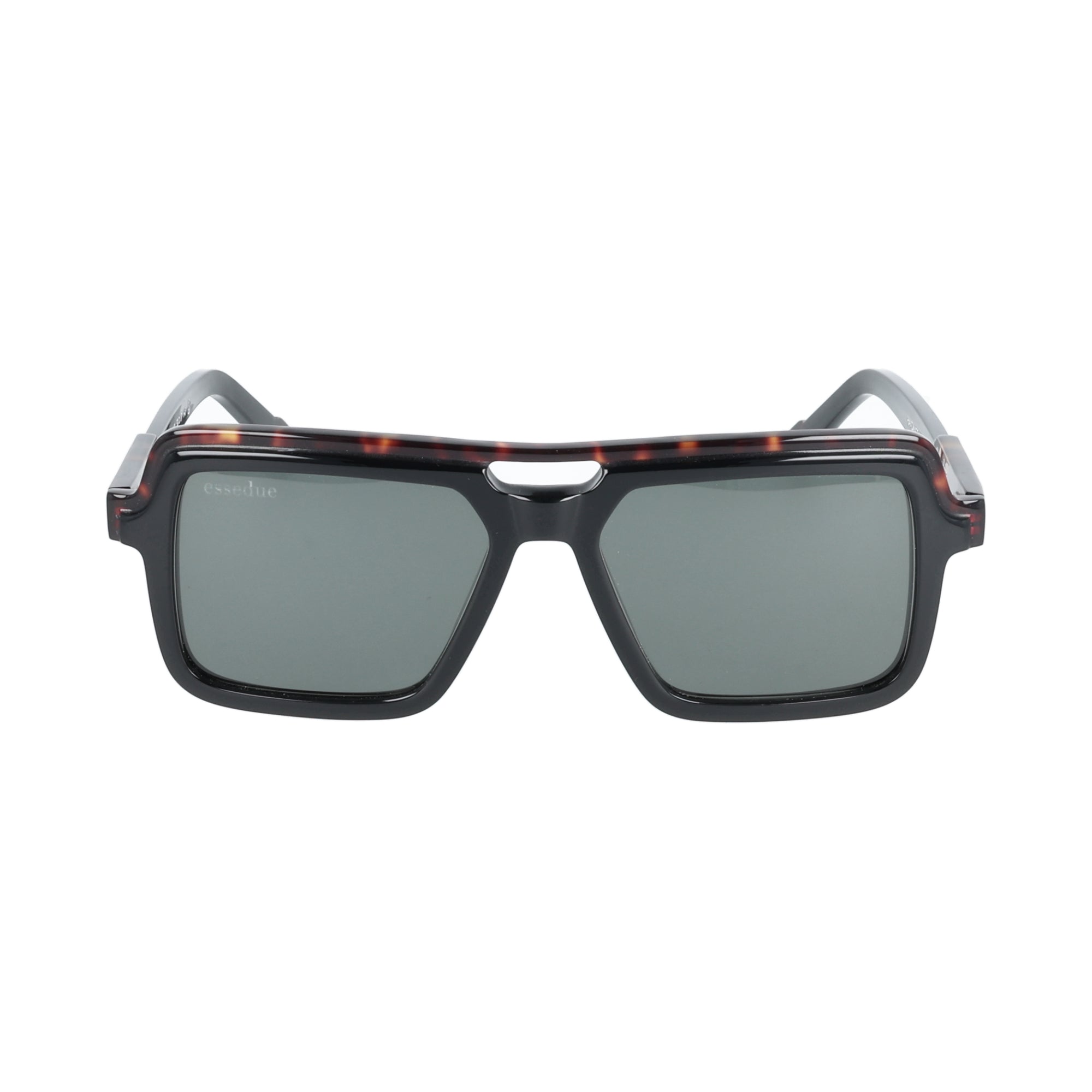 Essedue | Beetle - Tartarugato caldo lenti scure occhiali da sole unisex