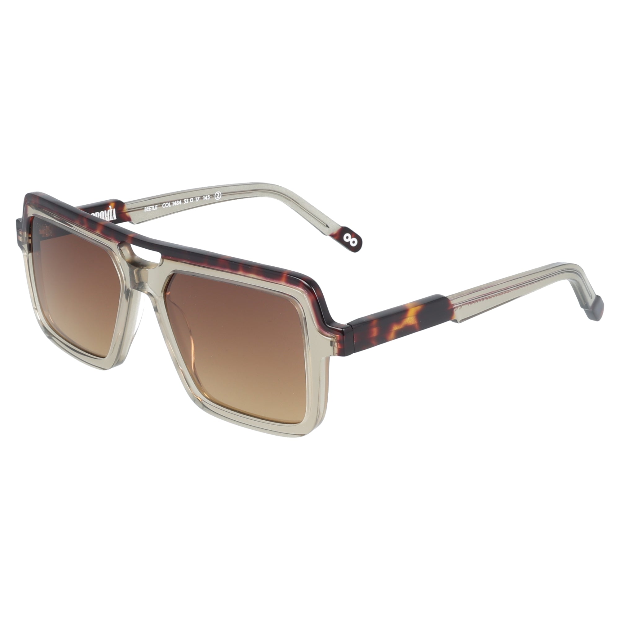 Essedue | Beetle trasparente occhiali da sole unisex