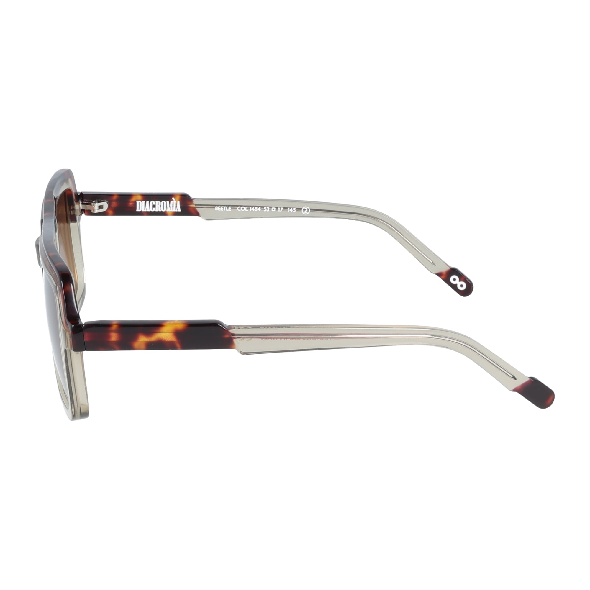 Essedue | Beetle trasparente occhiali da sole unisex