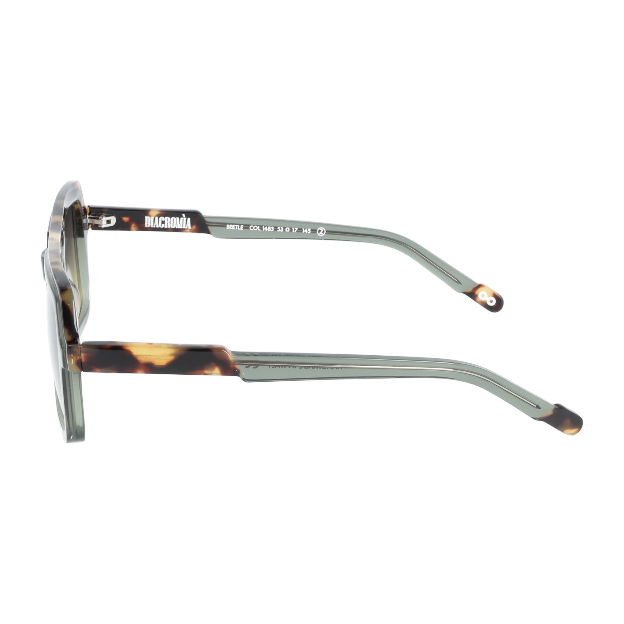 Essedue | Beetle verde occhiali da sole unisex