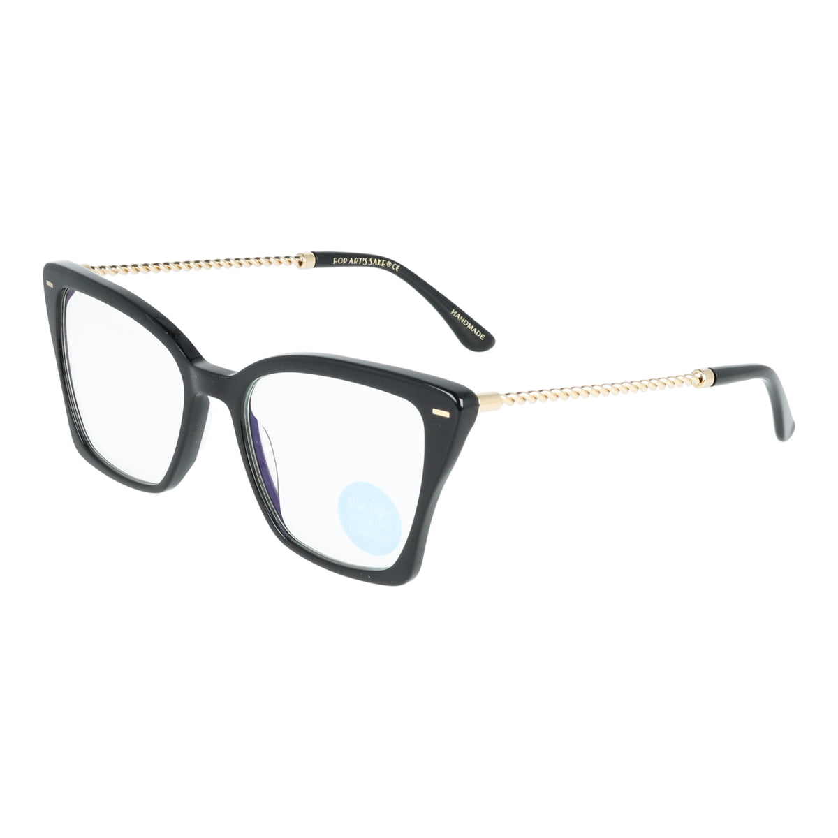 For Art's Sake | Dion OP431  occhiali vista donna Nero & Oro bianco