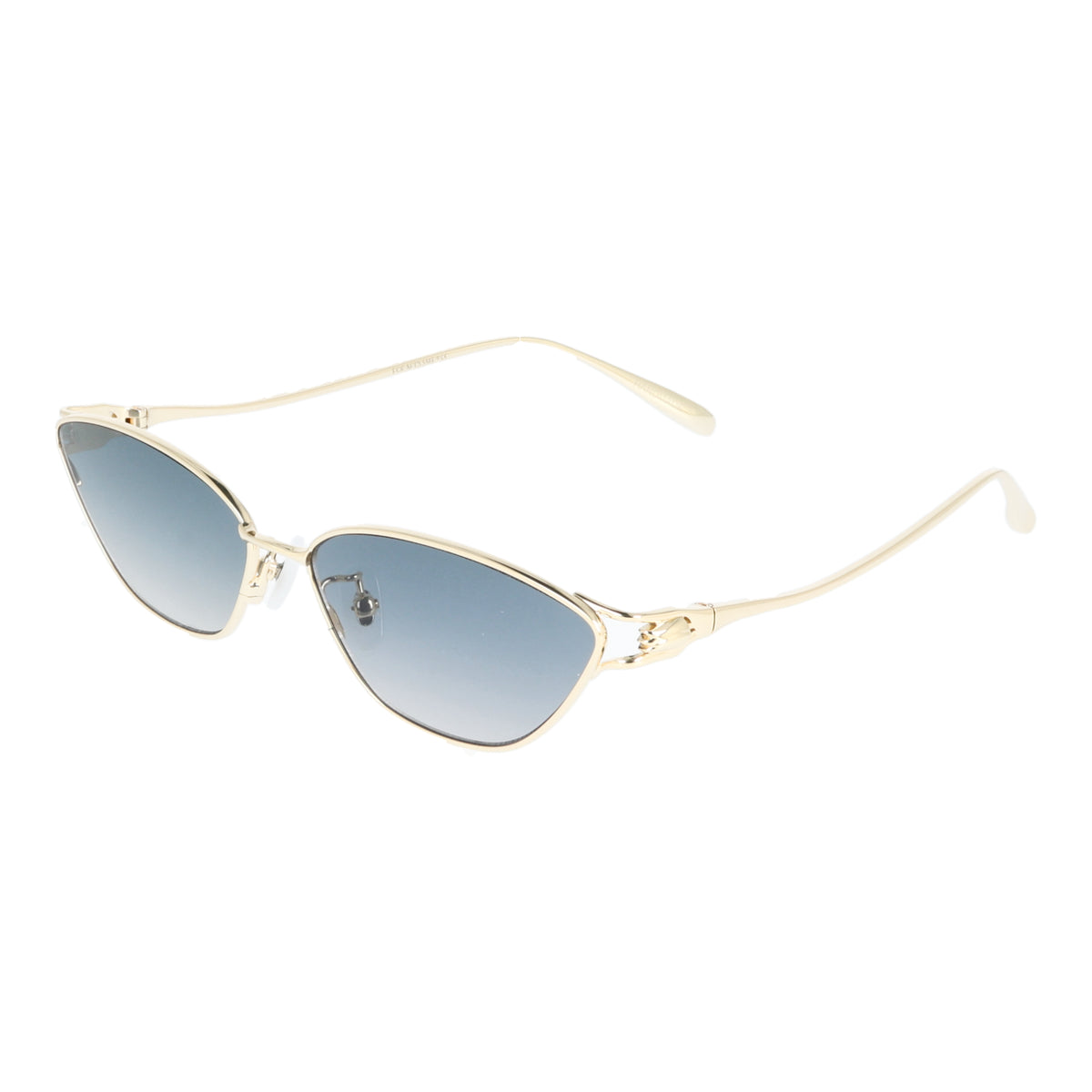 For Art's Sake | Tulip II SF063BL Oro bianco lenti azzurre occhiali sole
