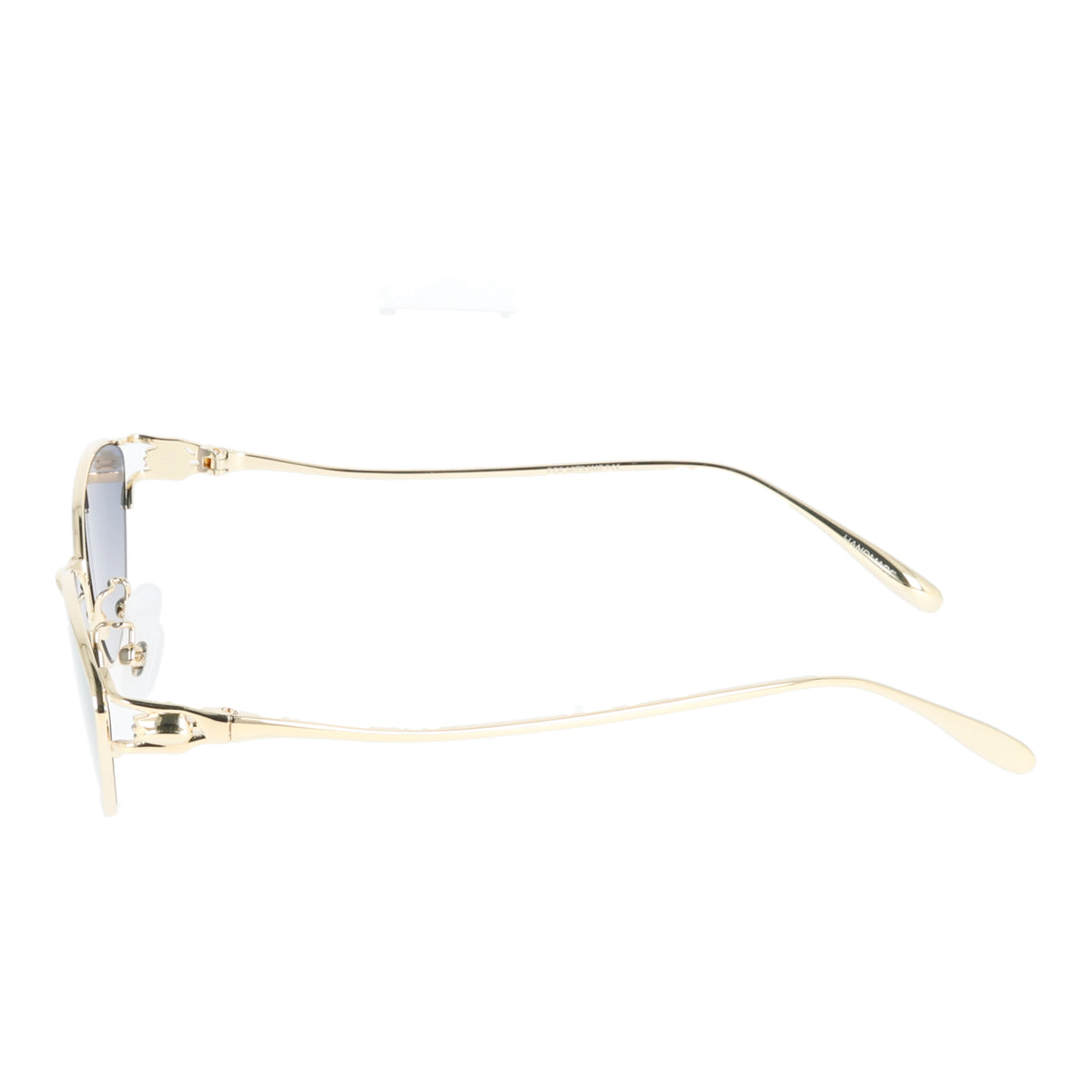 For Art's Sake | Tulip II SF063BL Oro bianco lenti azzurre occhiali sole