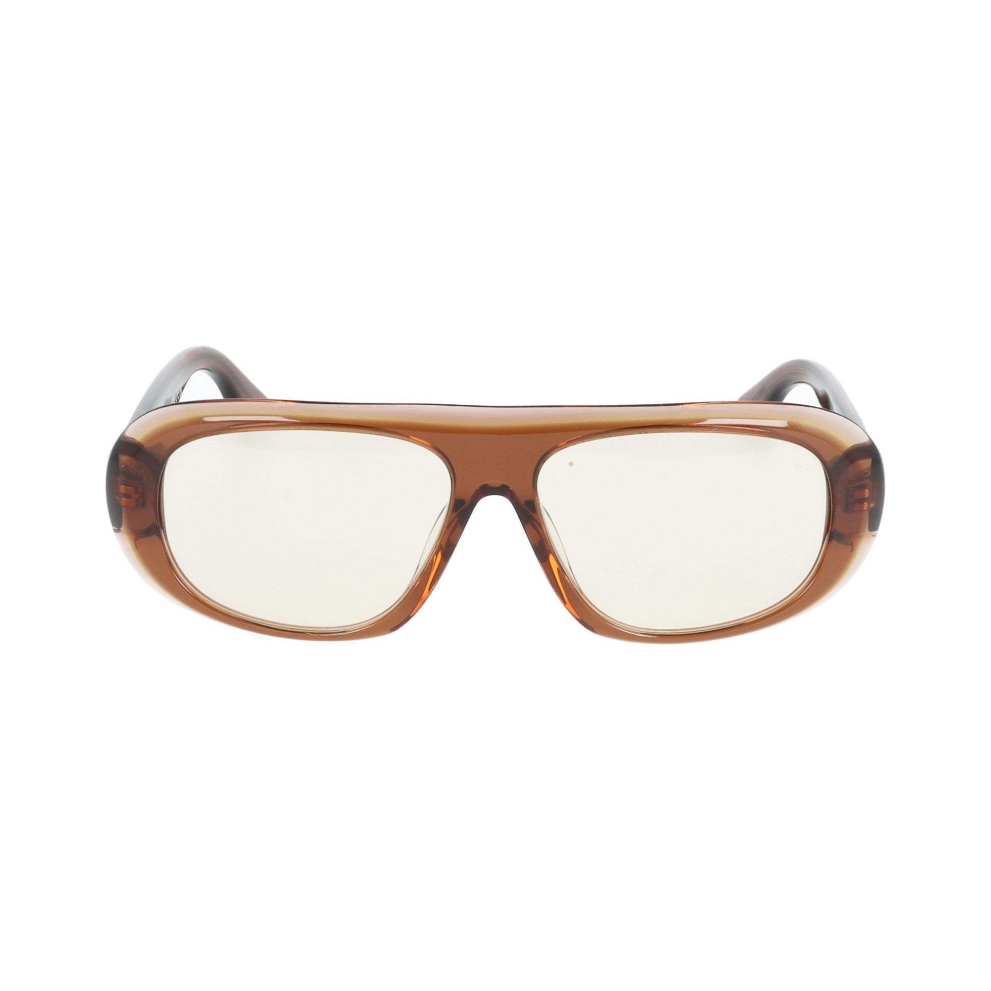 GCDS | DG0067 Giuliani 47J occhiali da sole unisex Marrone lucido