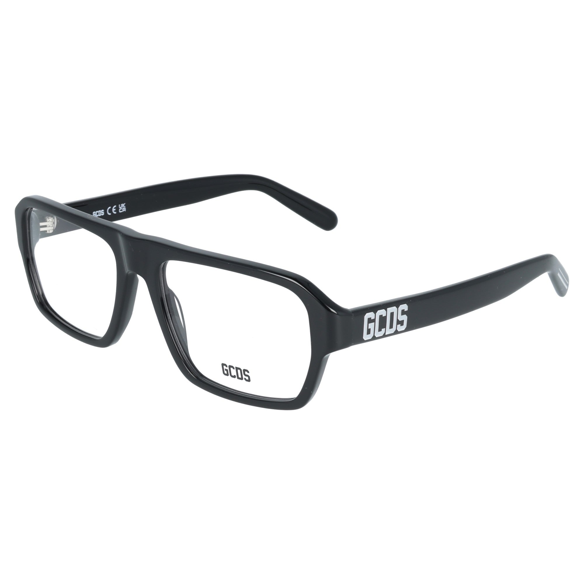 GCDS | GD5038 occhiale da vista da uomo colore Nero ovale in acetato