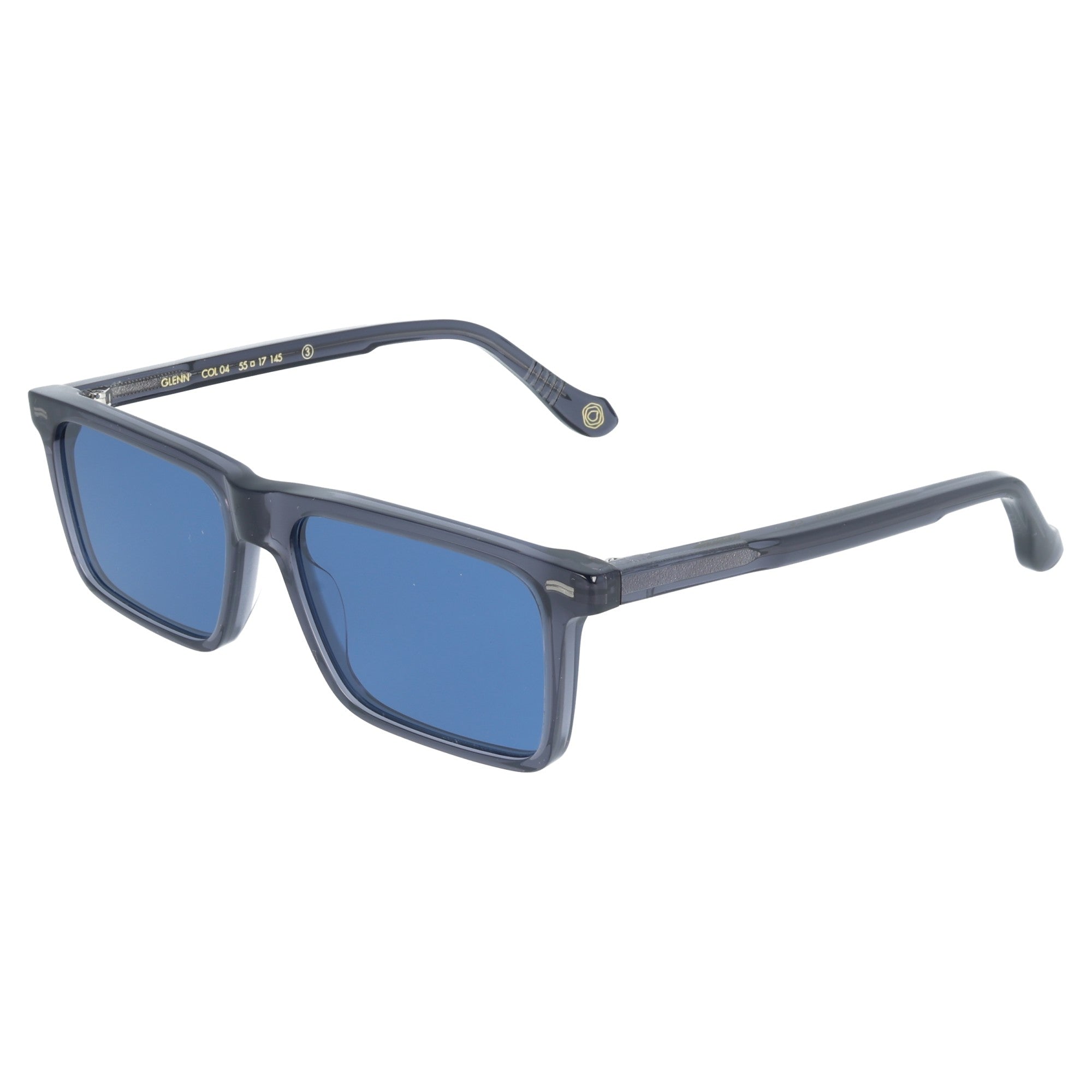 Glenn di Kyme occhiale da sole da uomo colore grigio rettangolare