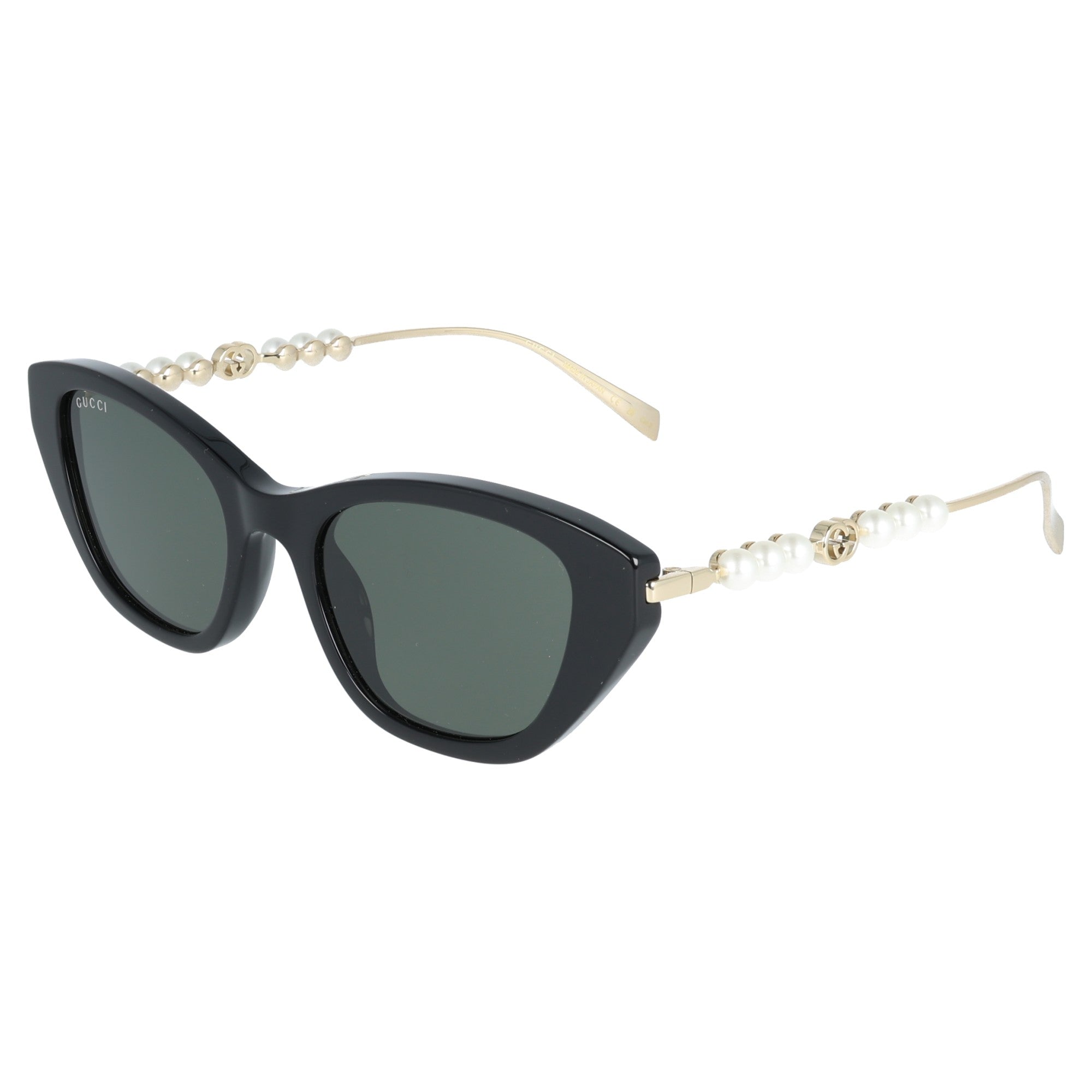 Gucci | GG1968S occhiali da vista donna Nero & Oro cateye