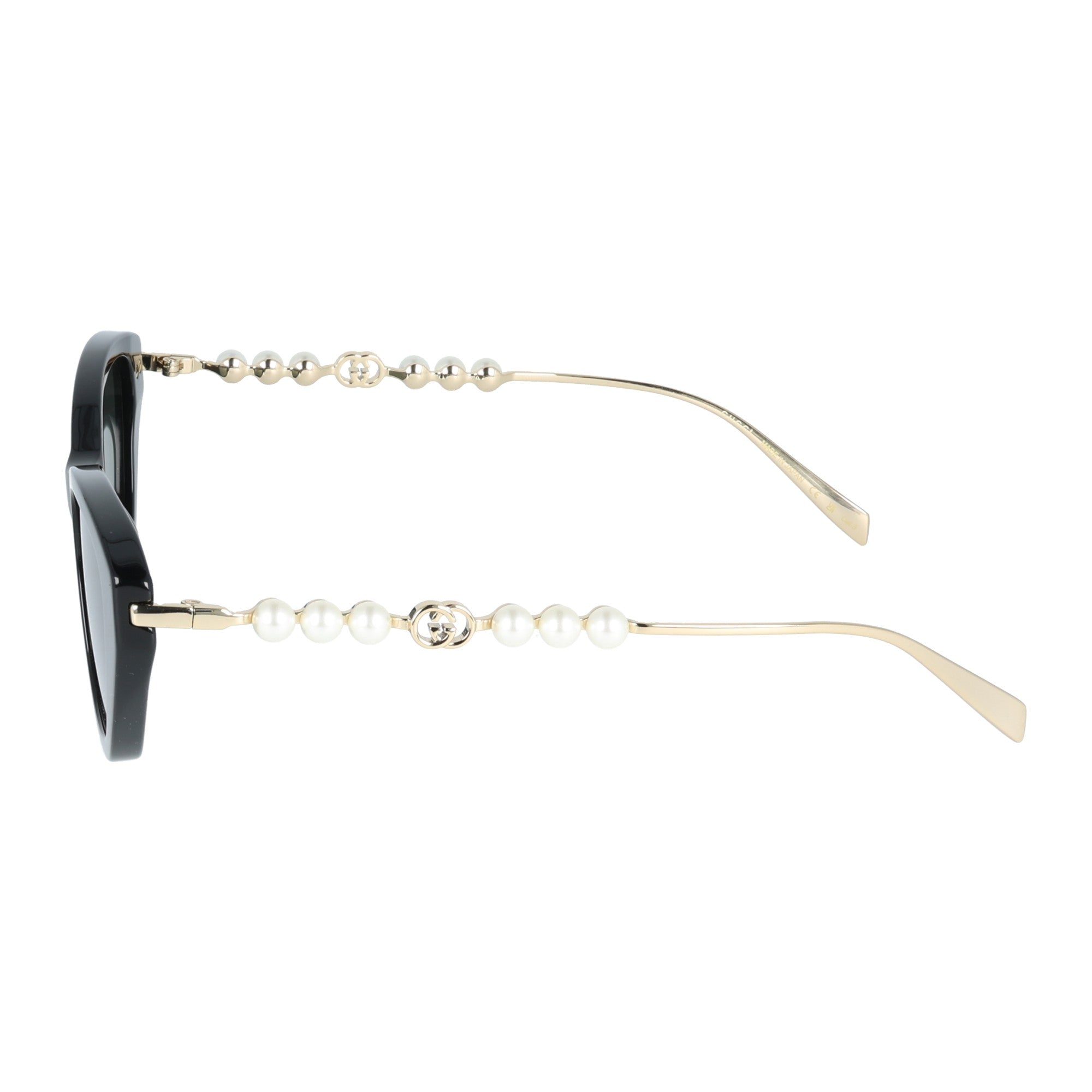 Gucci | GG1968S occhiali da vista donna Nero & Oro cateye