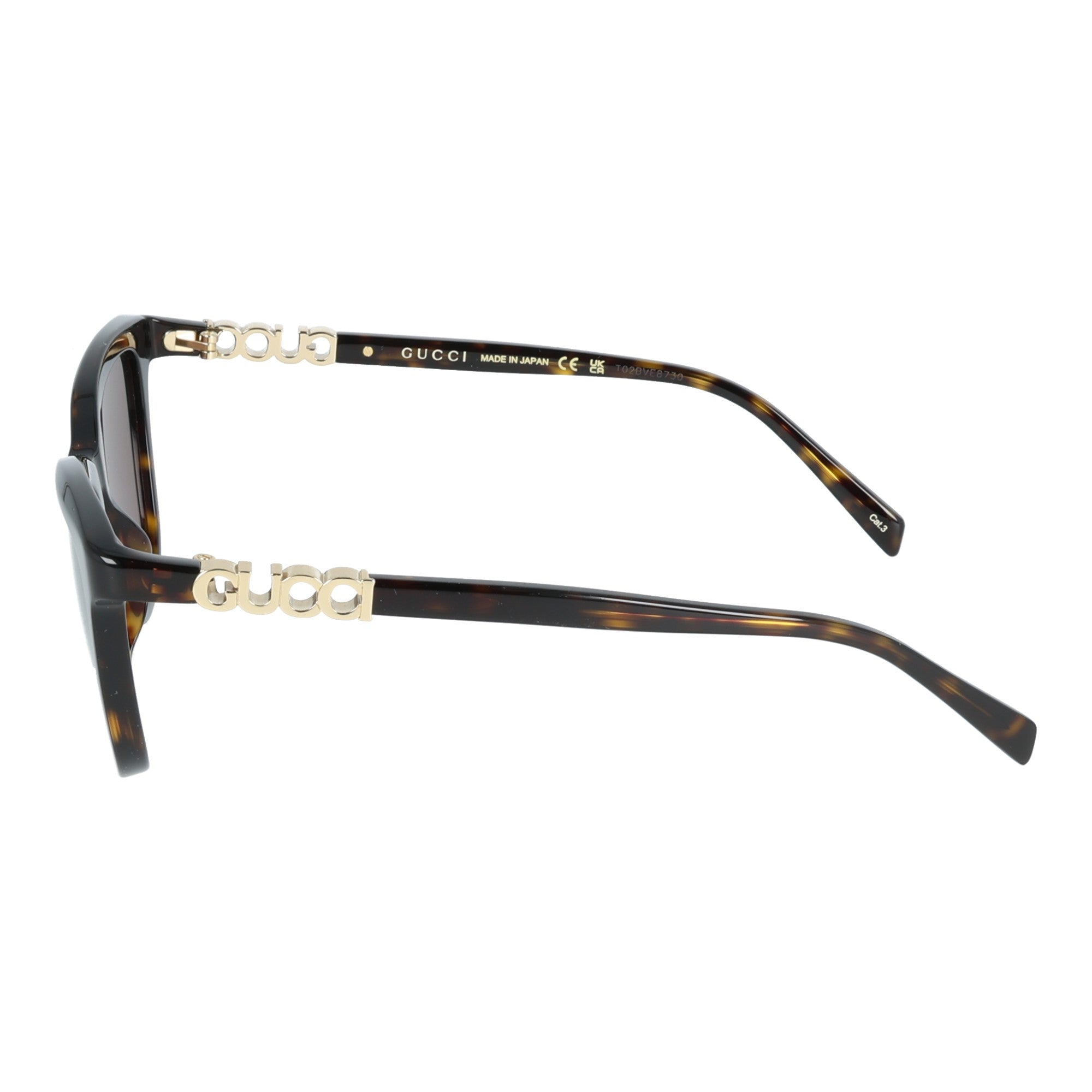 Gucci | GG2032S 002 occhiali da sole donna cateye Tartarugato caldo