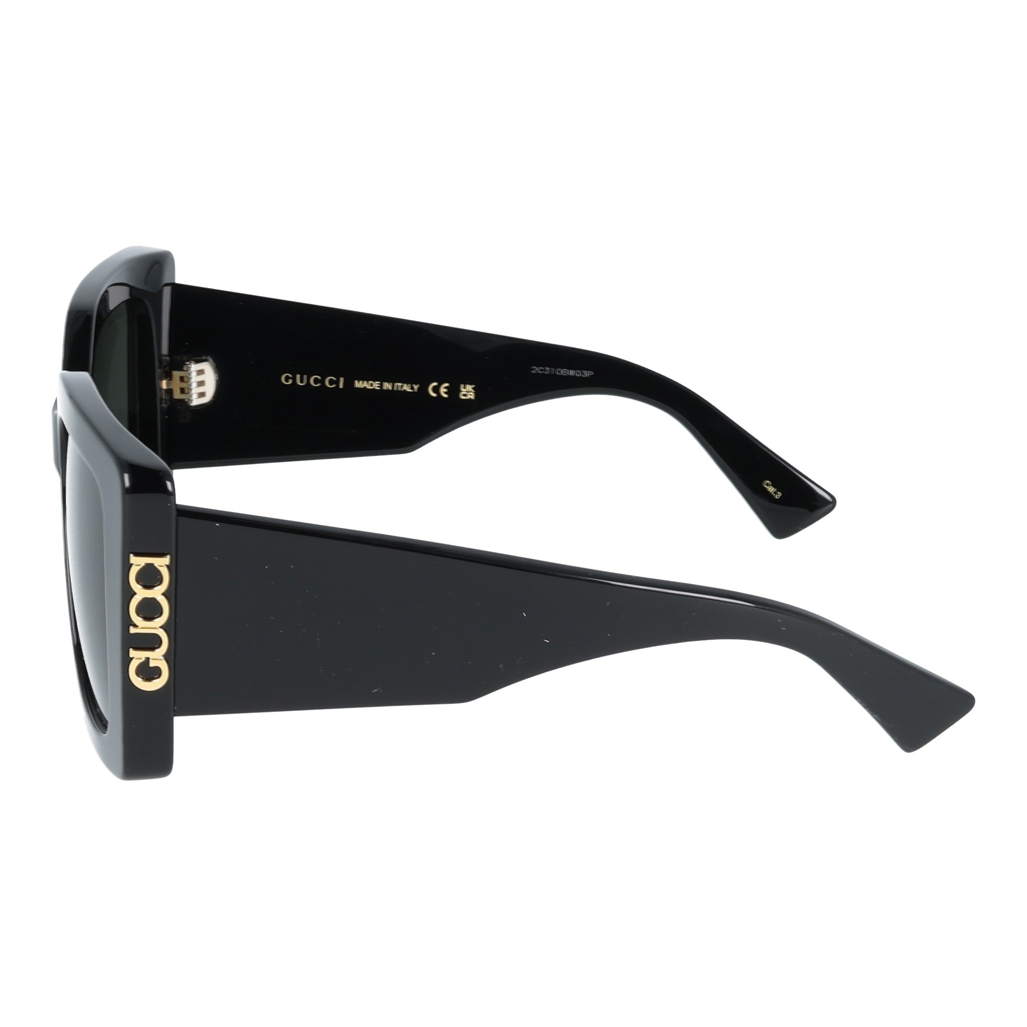 Gucci | GG2039S occhiali donna sole squadrata oversize nero