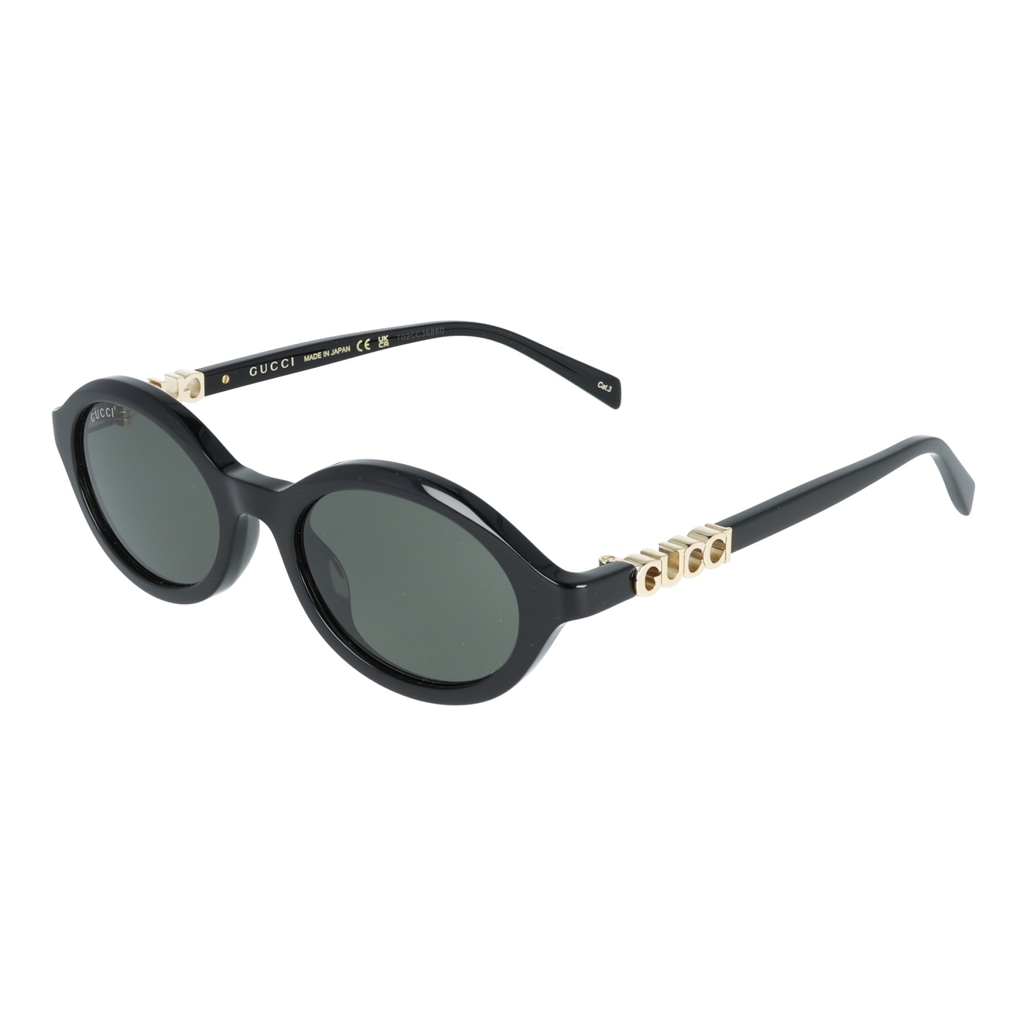 Gucci | GG2153S occhiali da sole donna farfallina bassa cat-eye Nero 