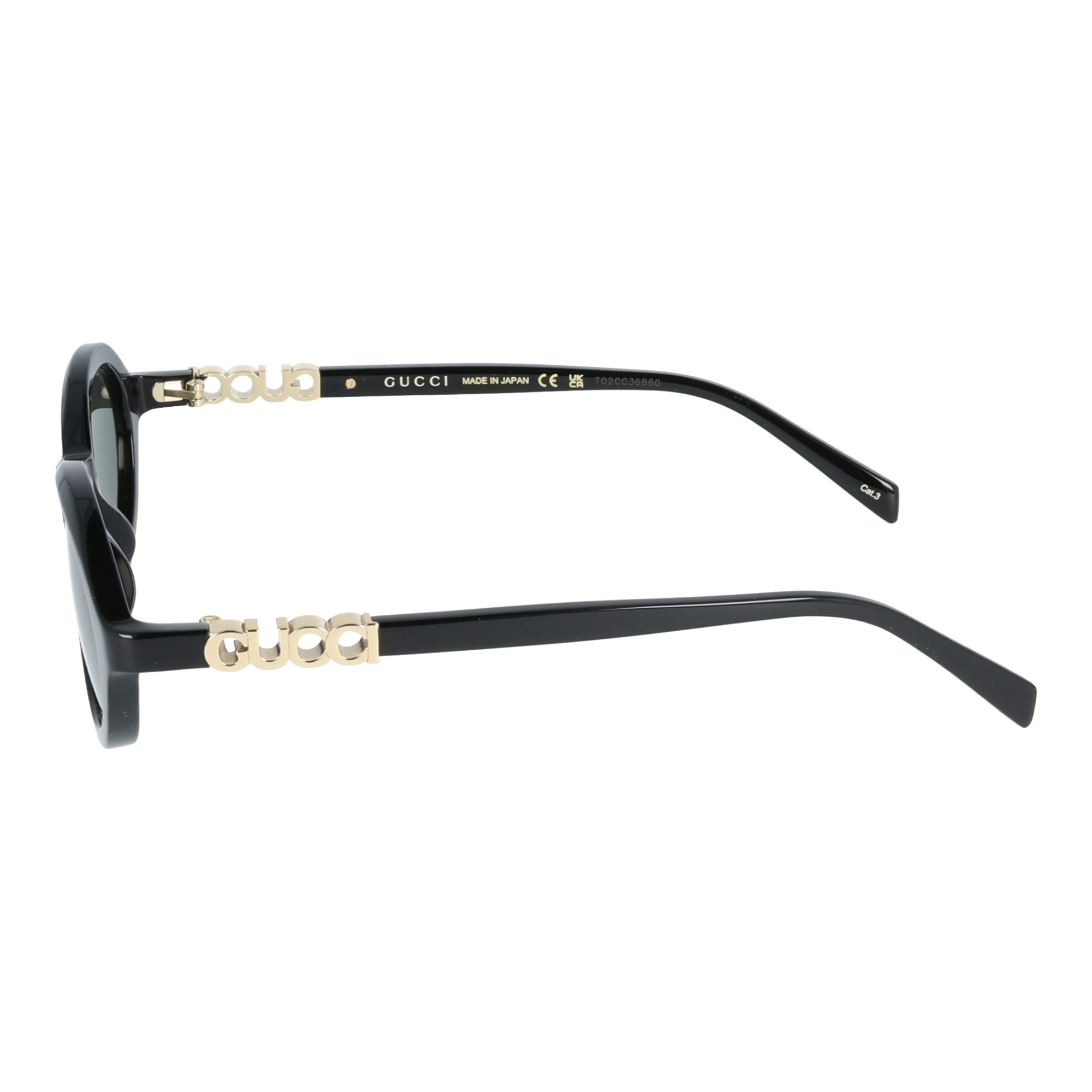 Gucci | GG2153S occhiali da sole donna farfallina bassa cat-eye Nero 