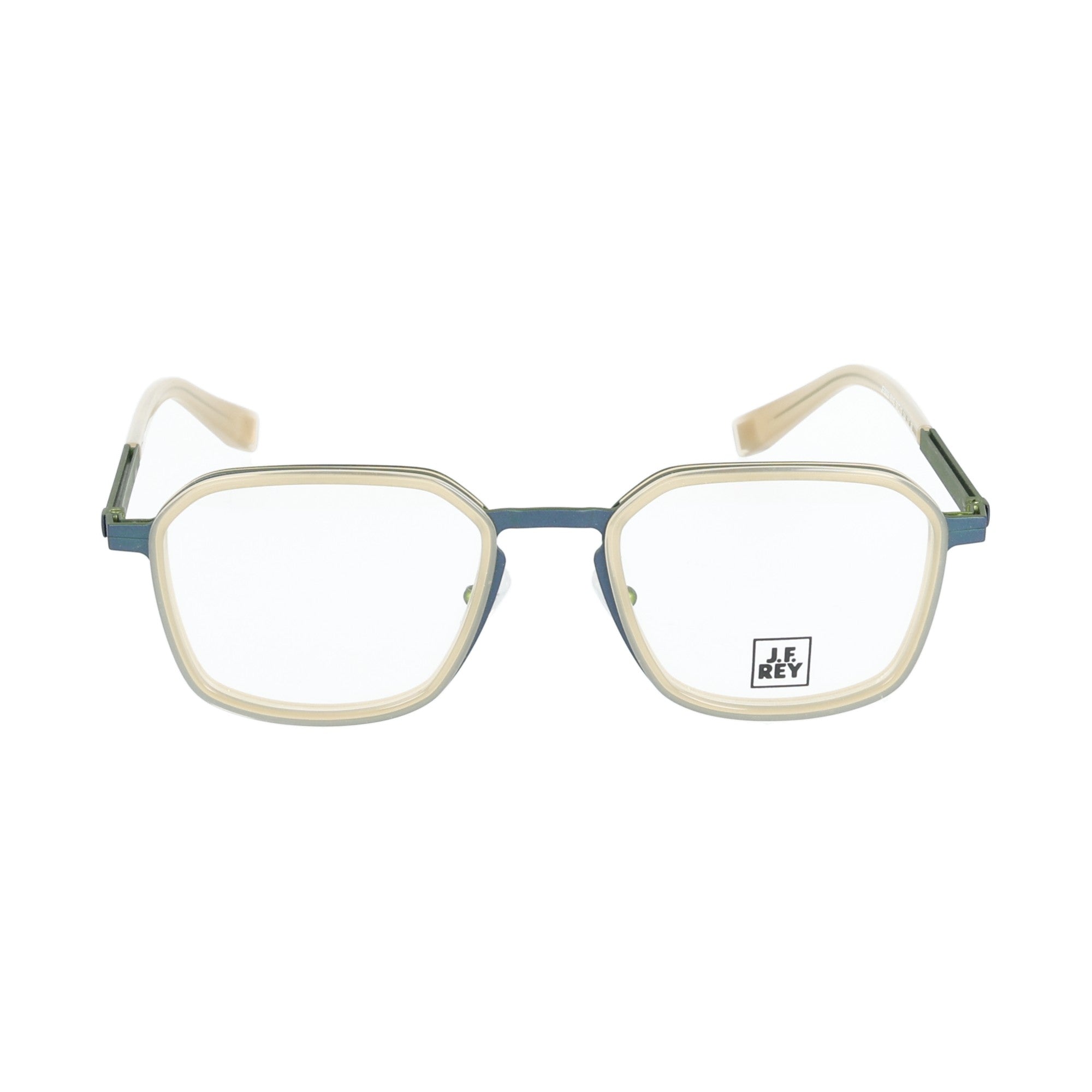 J. F. Rey | JF3033 occhiali da vista unisex Verde & Bianco