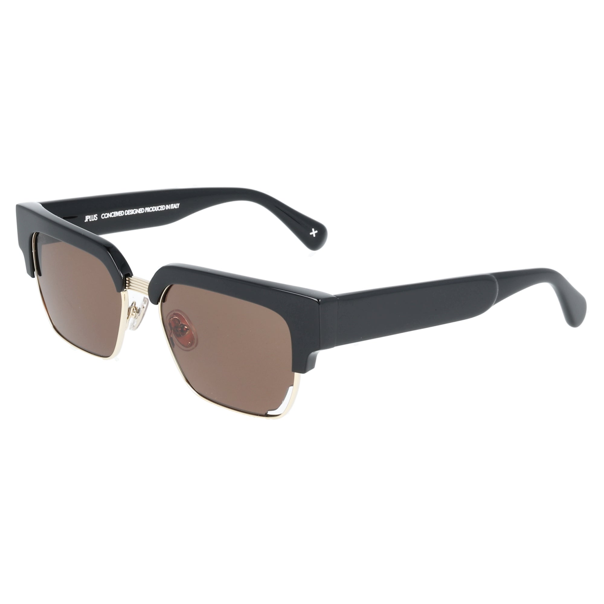 Jplus | Renger Tartarugato nero occhiali da sole uomo