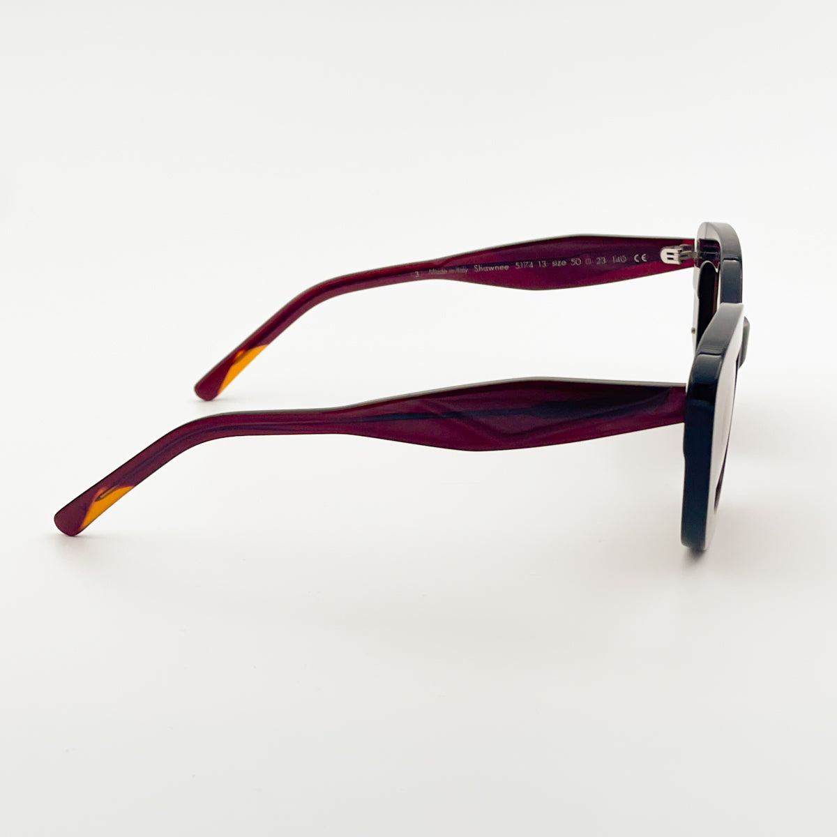 Jplus Shawnee Bordeaux occhiali da sole da donna cateye