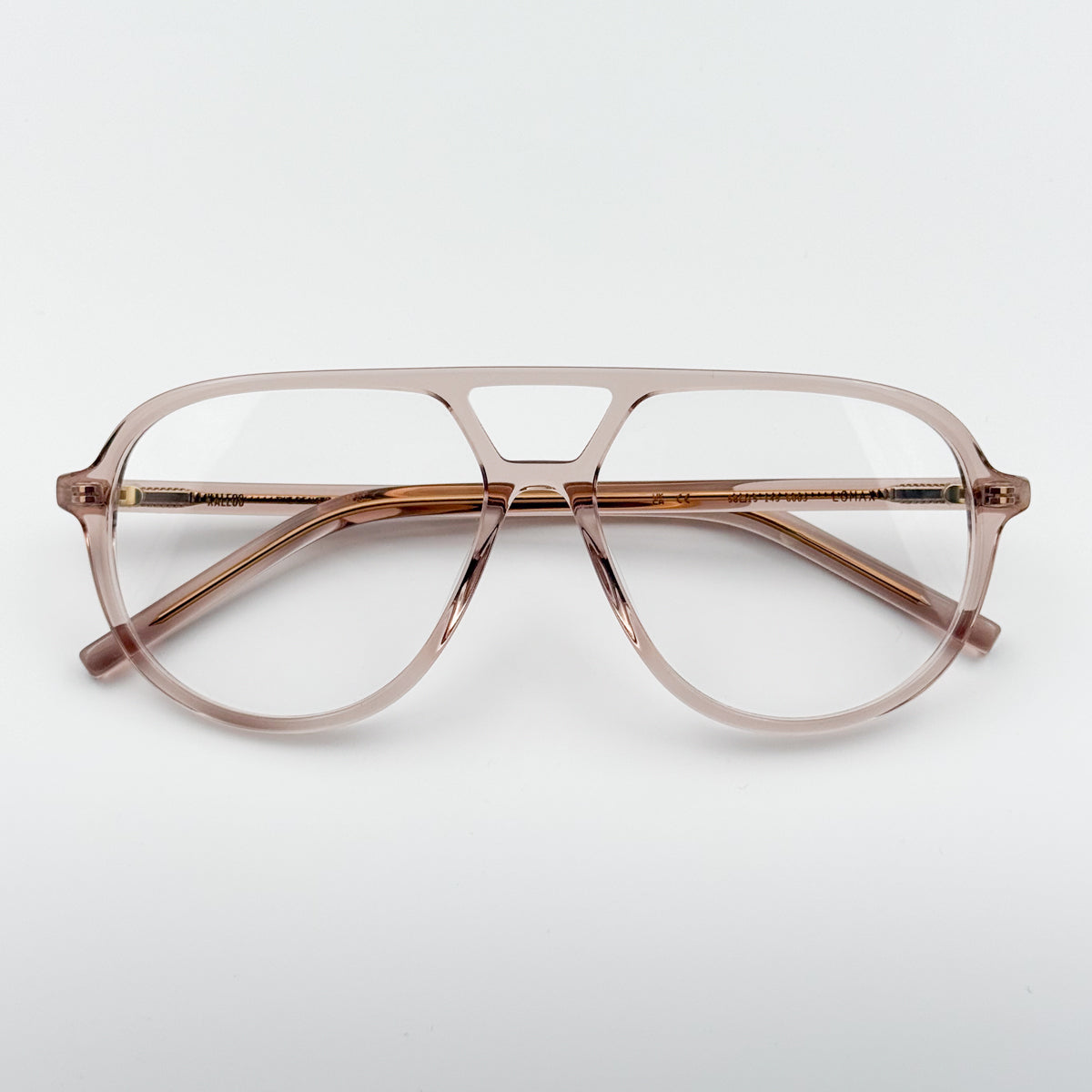 Kaleos | Lomax - Rosa trasparente occhiali da vista unisex