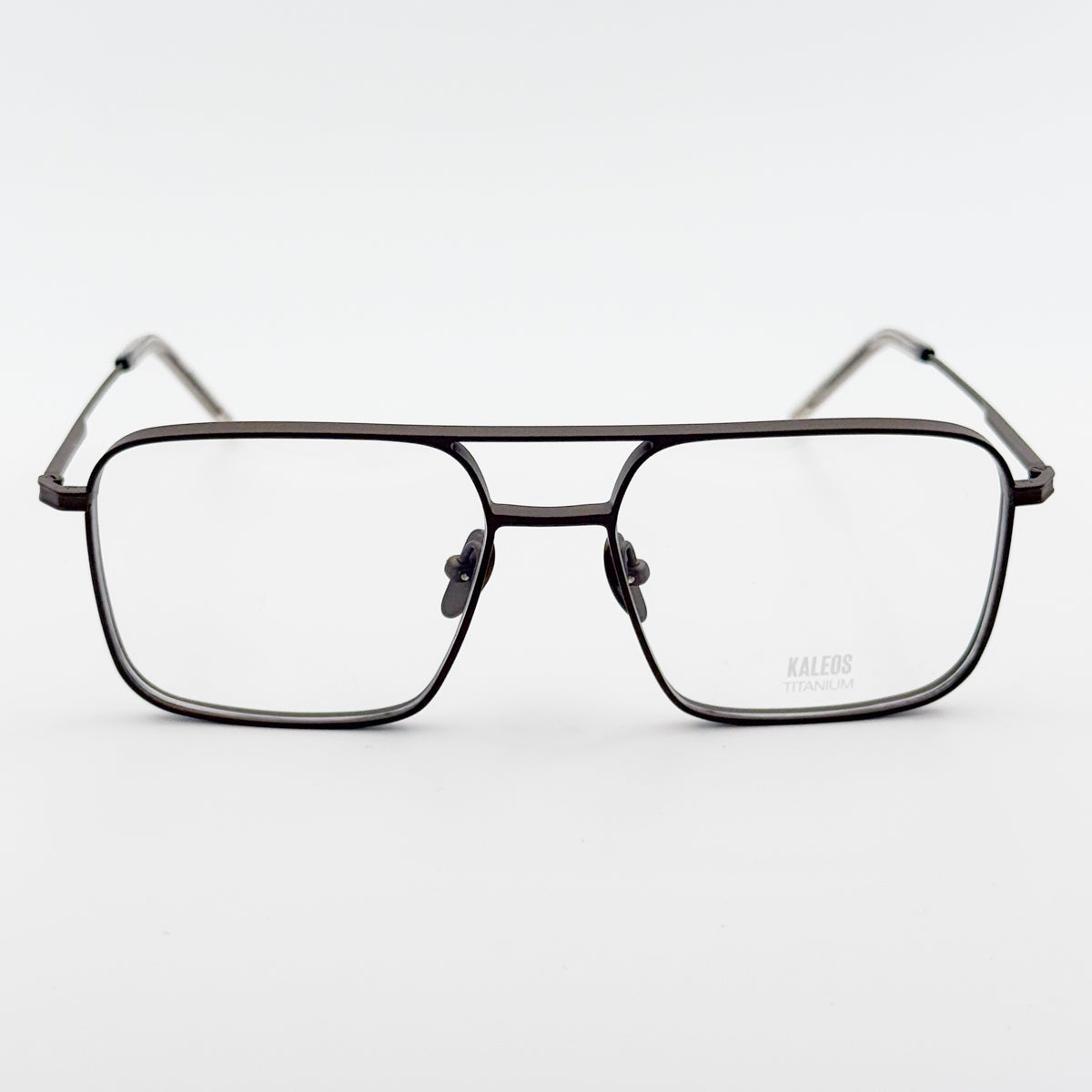 Kaleos | Munger - Nero occhiali da vista uomo titanio