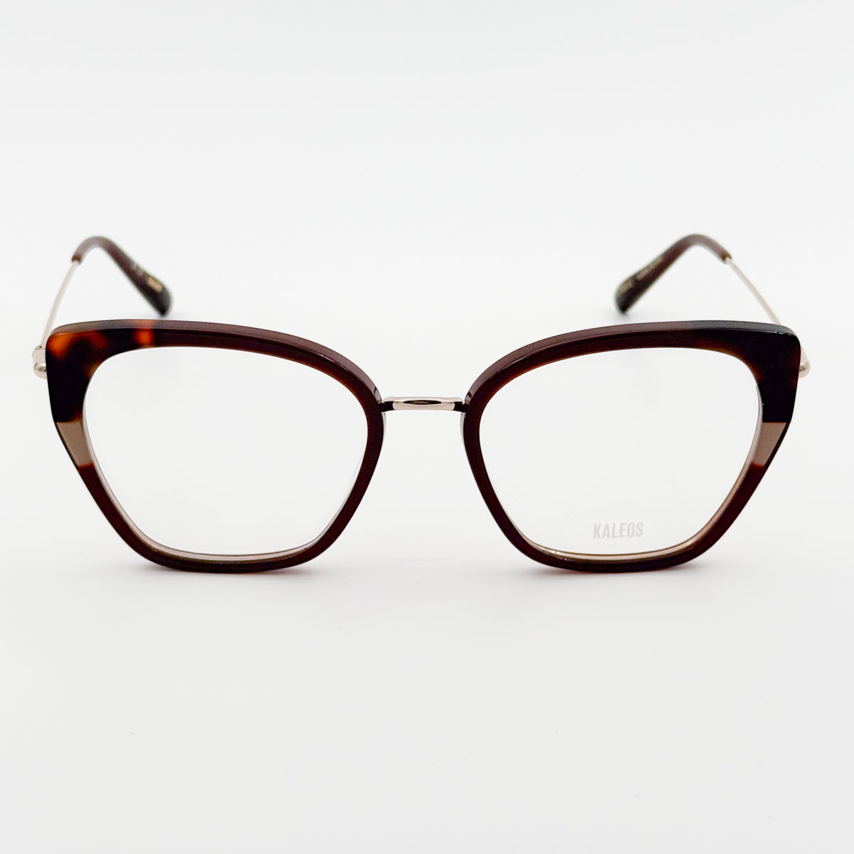 Kaleos | Steele - Bordeaux occhiali da vista da donna cateye mogano