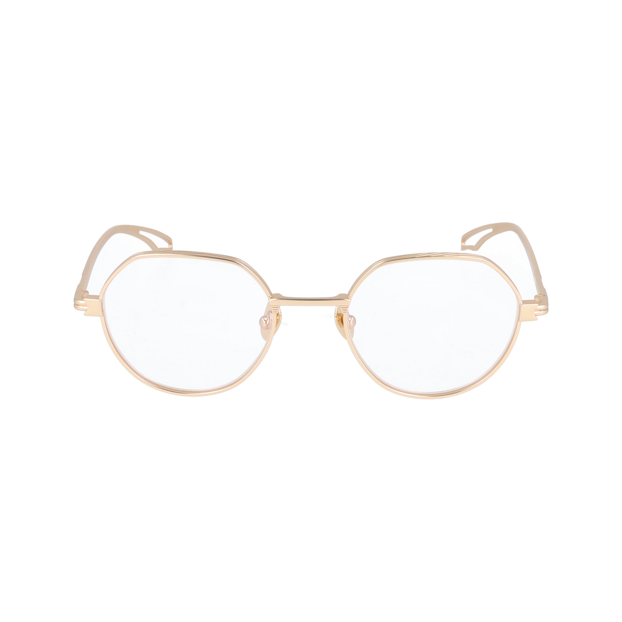 Kyme | Chandler occhiali da vista unisex in Metallo dorato 
