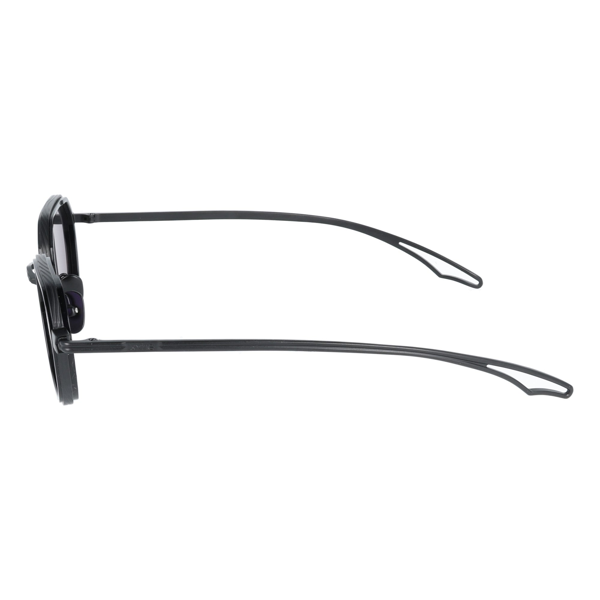 Kyme | Elon occhiale da sole unisex metallo esagonale nero