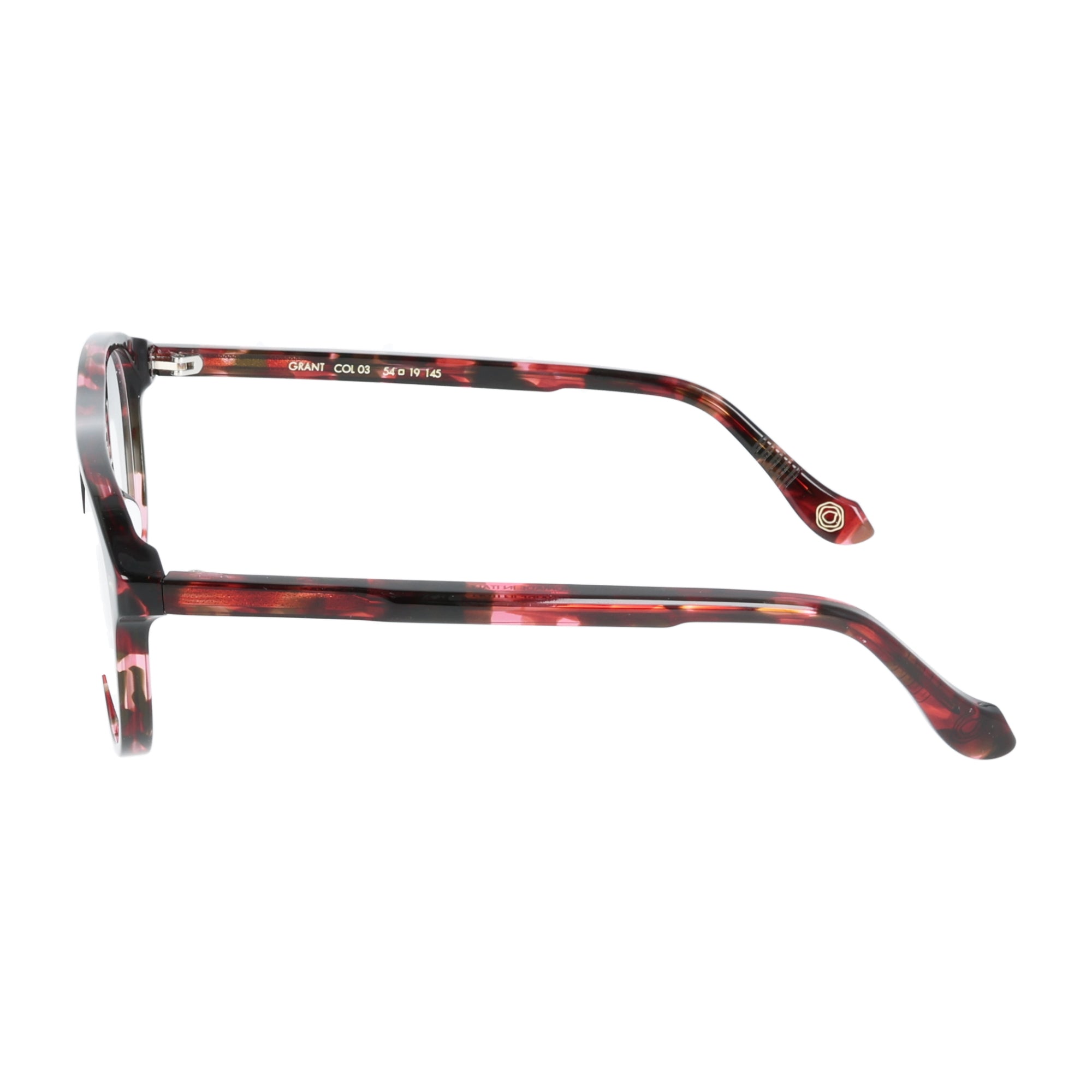Kyme | Grant maculato rosso occhiali da vista aviator
