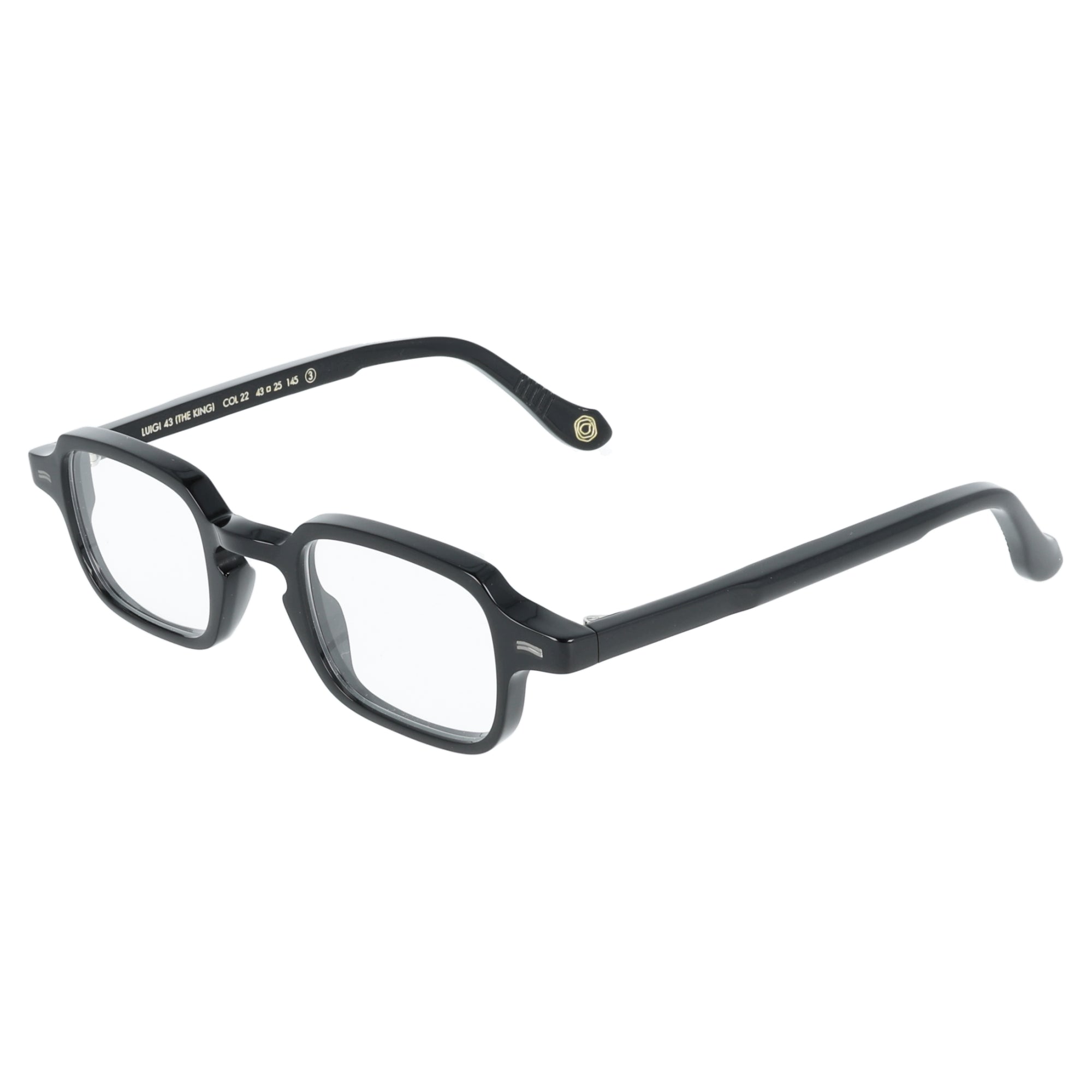Kyme | Luigi43 The king occhiali da vista unisex Nero squadrato