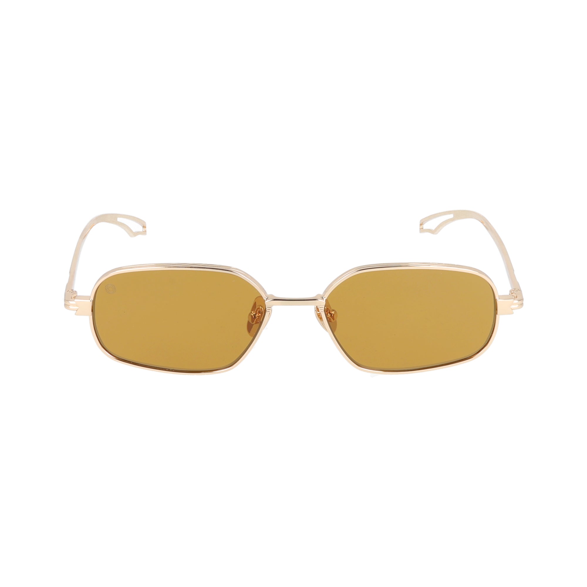 Kyme | Marlowe occhiali da sole unisex Metallo dorato lenti gialle
