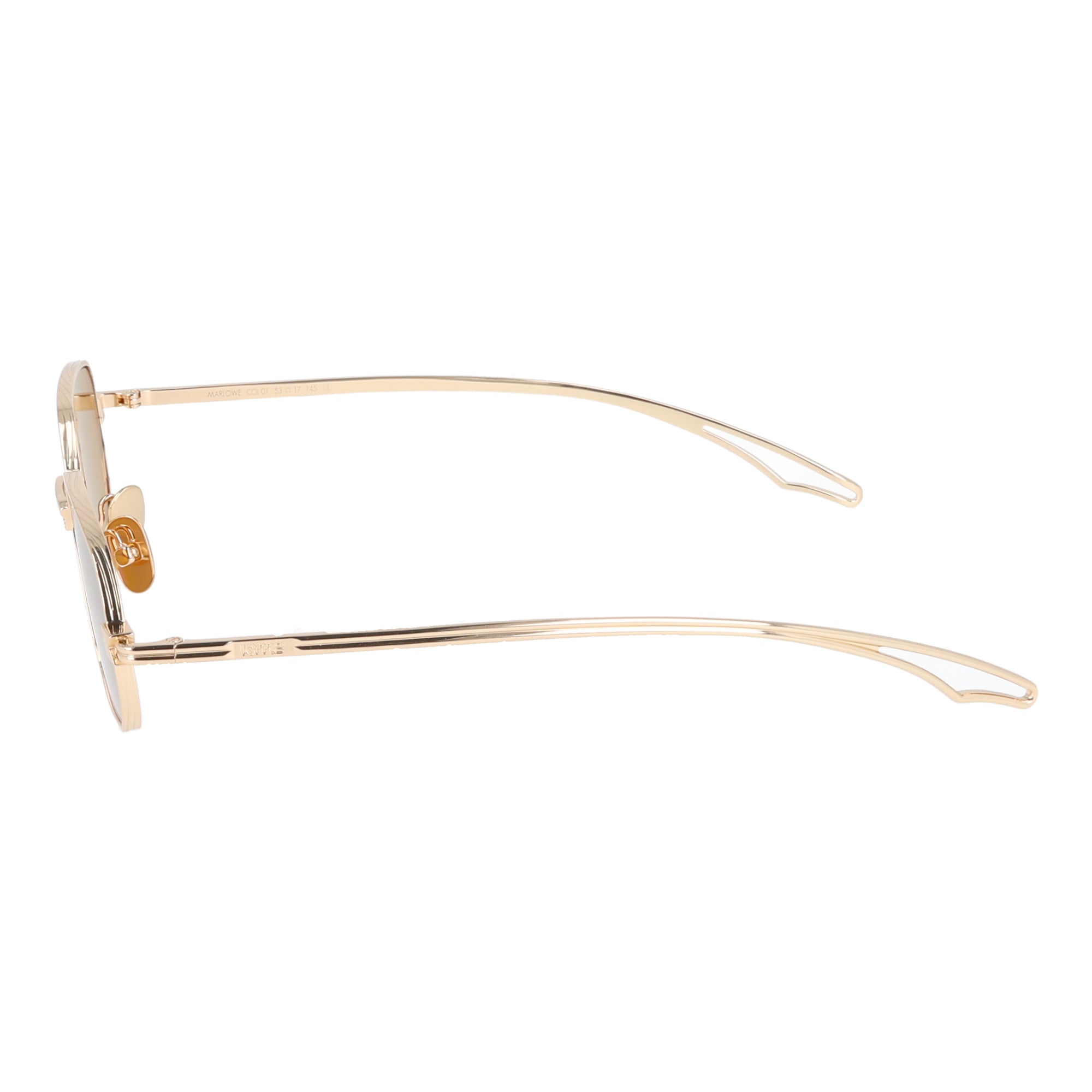 Kyme | Marlowe occhiali da sole unisex Metallo dorato lenti gialle
