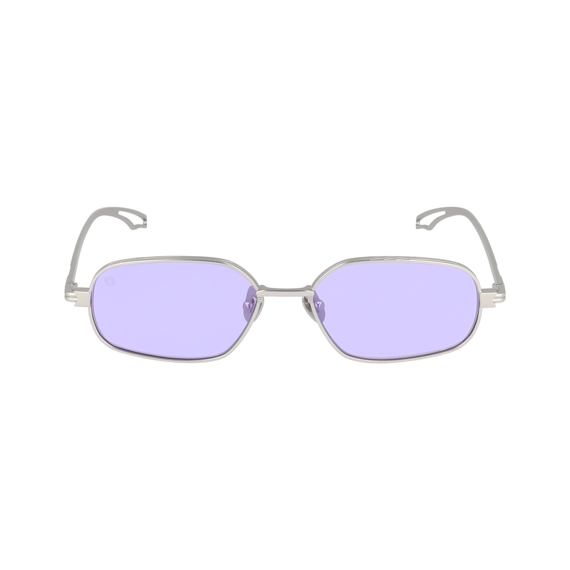 Kyme | Marlowe occhiali da sole unisex Metallo grigio lenti fucsia
