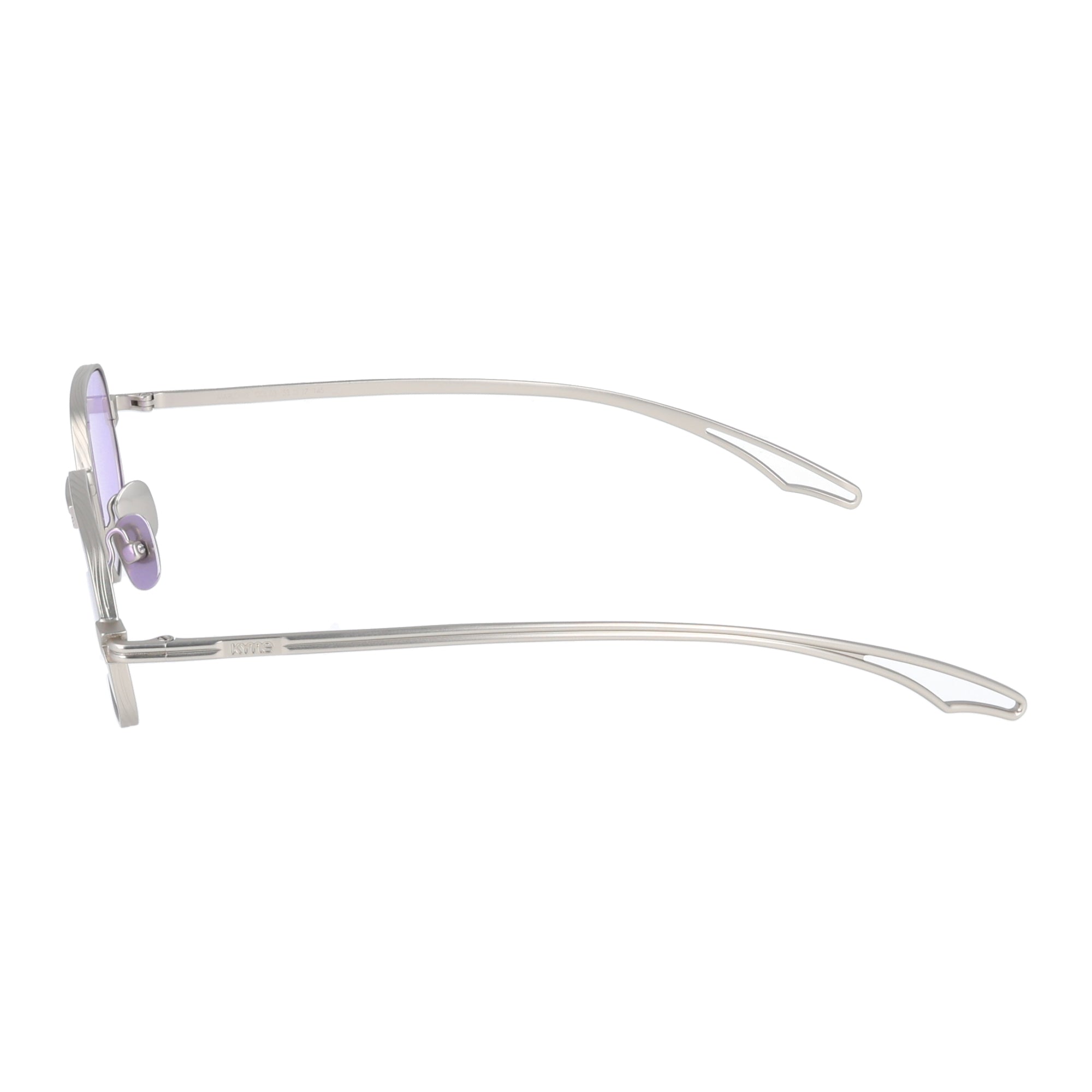 Kyme | Marlowe occhiali da sole unisex Metallo grigio lenti fucsia