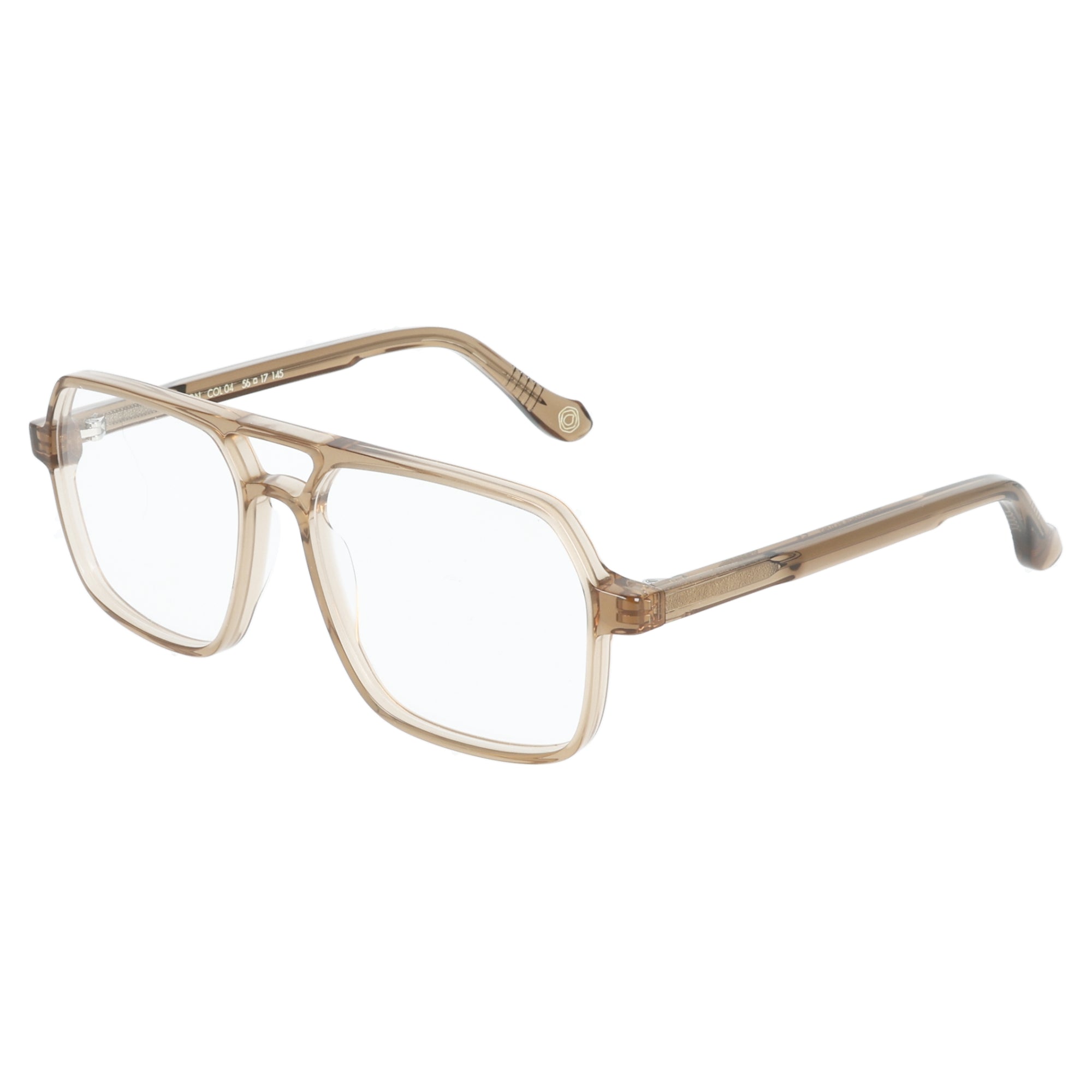 Kyme | Mason occhiali da vista unisex doppio ponte Beige