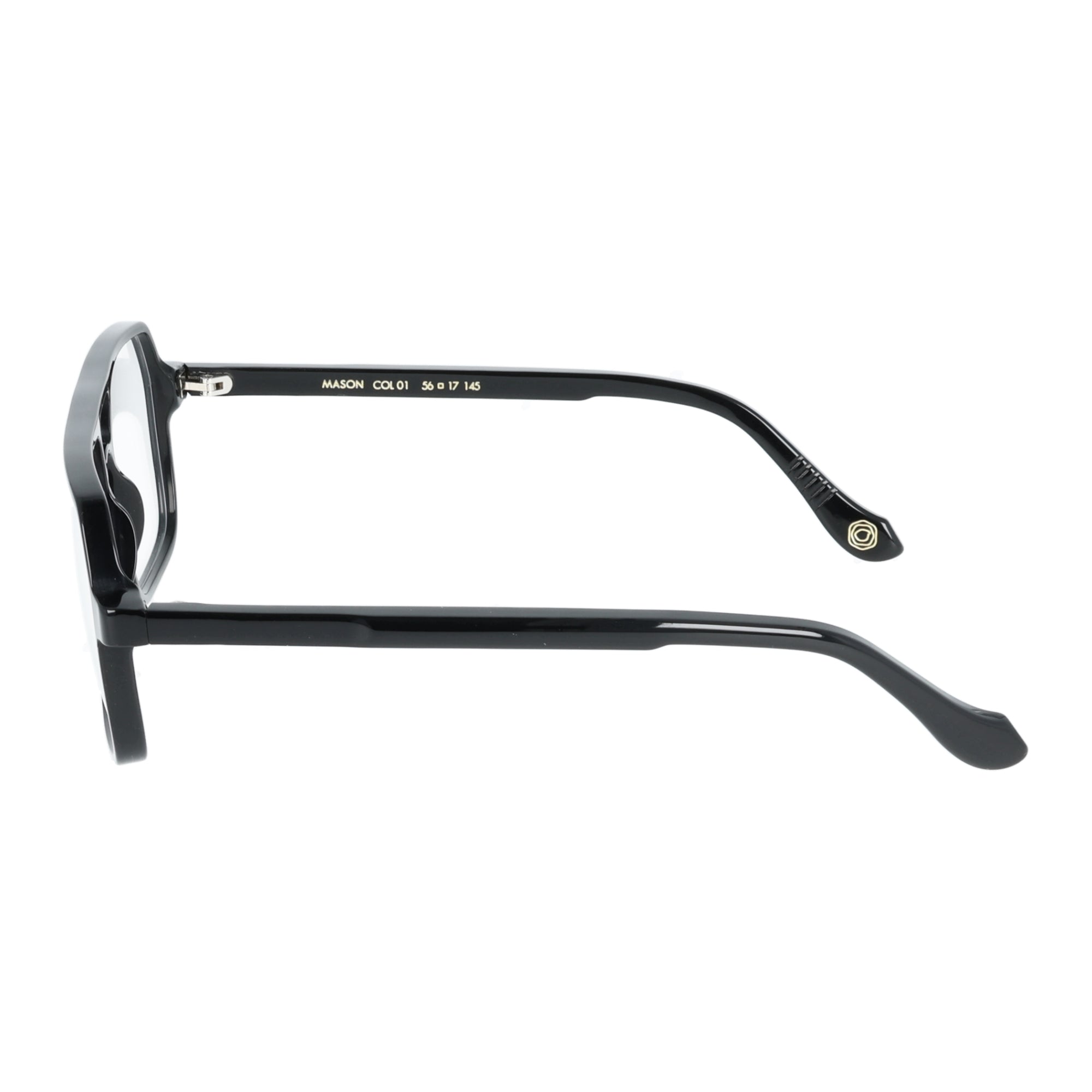 Kyme | Mason occhiali da vista unisex doppio ponte nero
