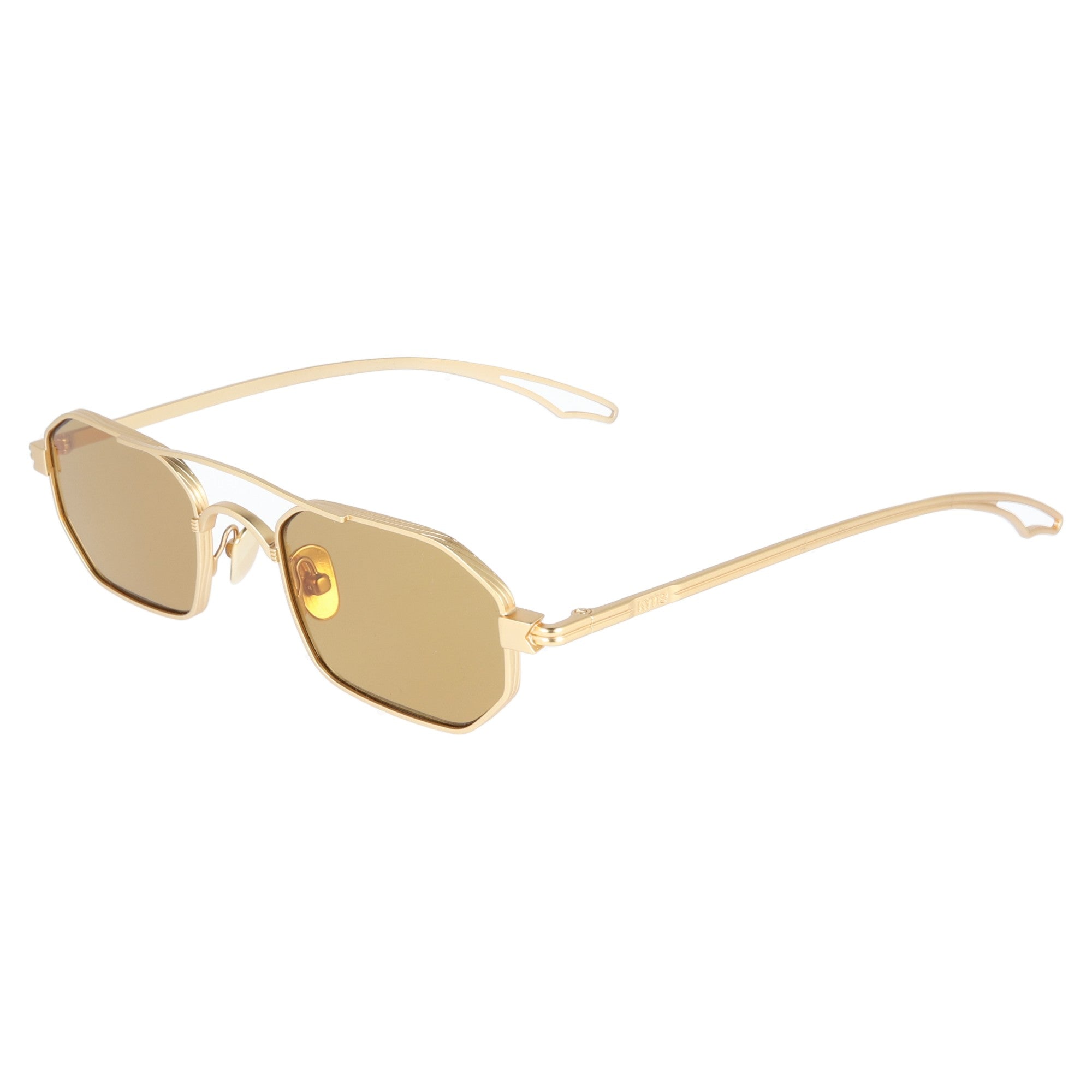 Kyme | Nate occhiale da sole unisex in metallo colore oro