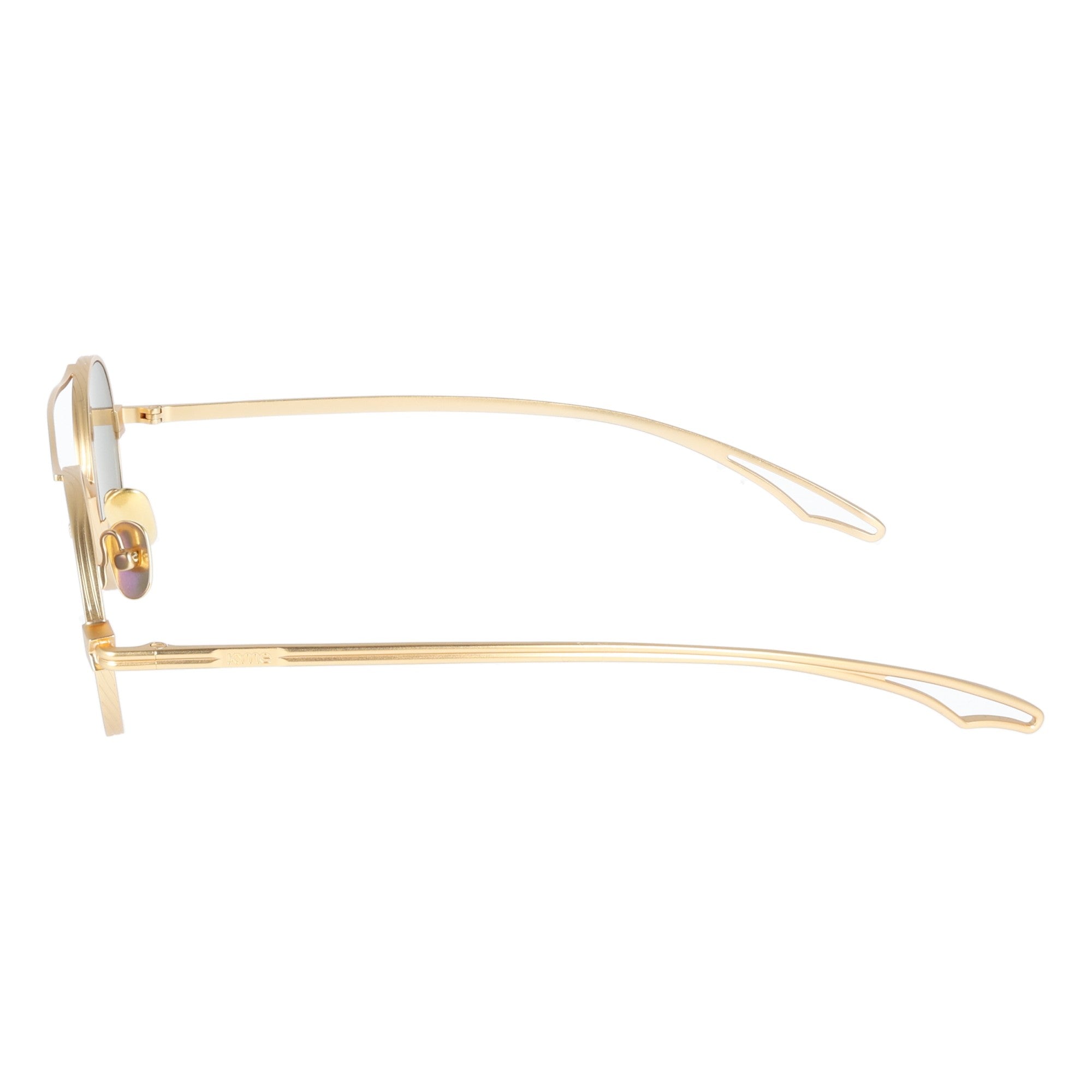 Kyme | River Oro occhiale da sole metallo ovale unisex