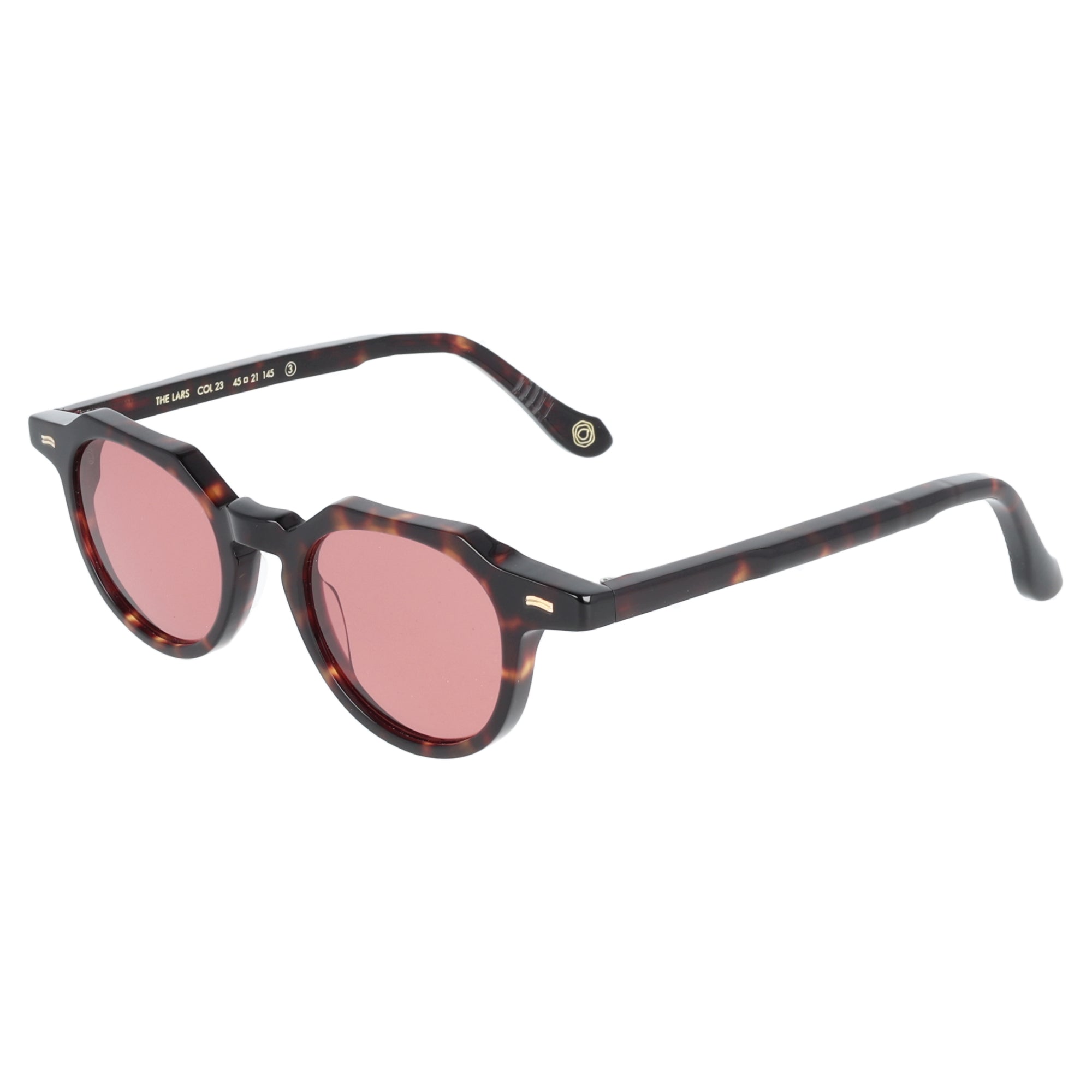 Kyme | The Lars occhiali da sole tartarugato lenti rosse