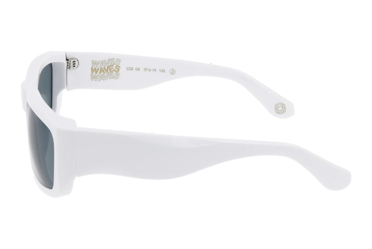 Kyme | Wave occhiali sole uomo donna bianco