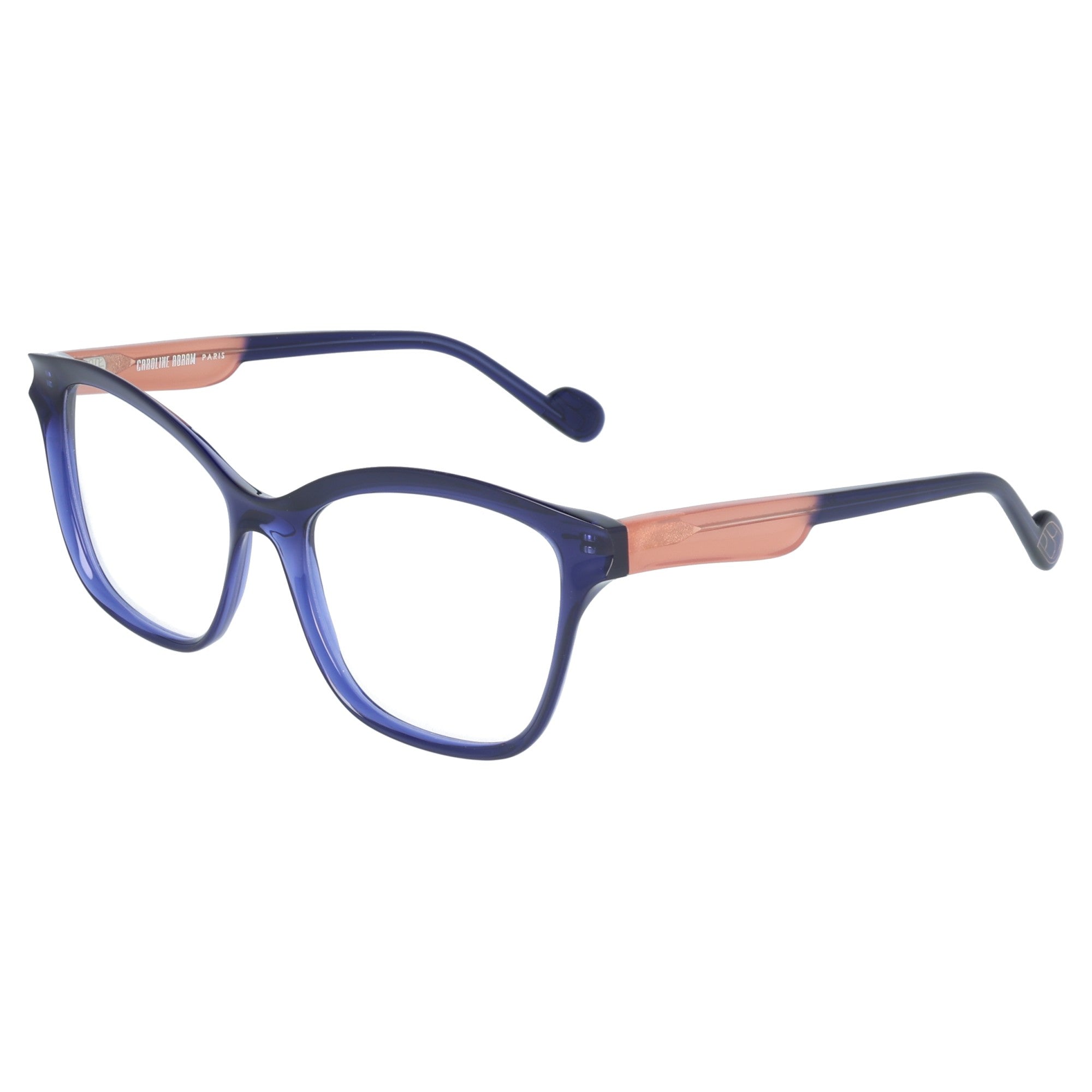Lauren Caroline Abram occhiali da vista da donna blu cipria acetato cateye