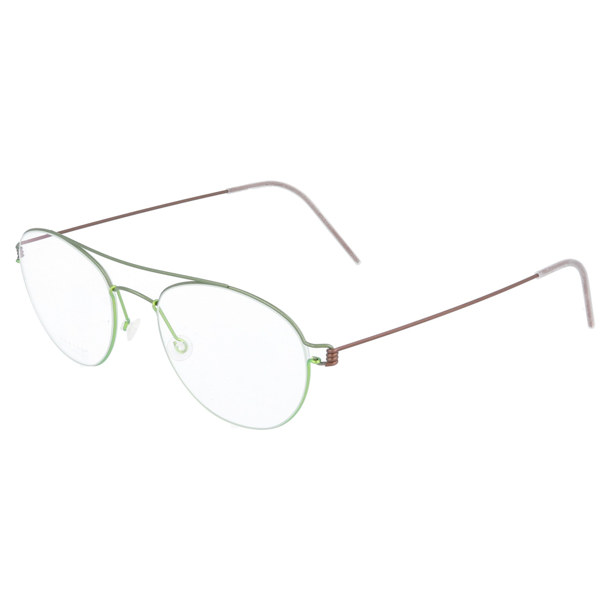Lindberg | Christoffer col. 012 occhiale da vista titanio unisex Verde trasparente Bronzo