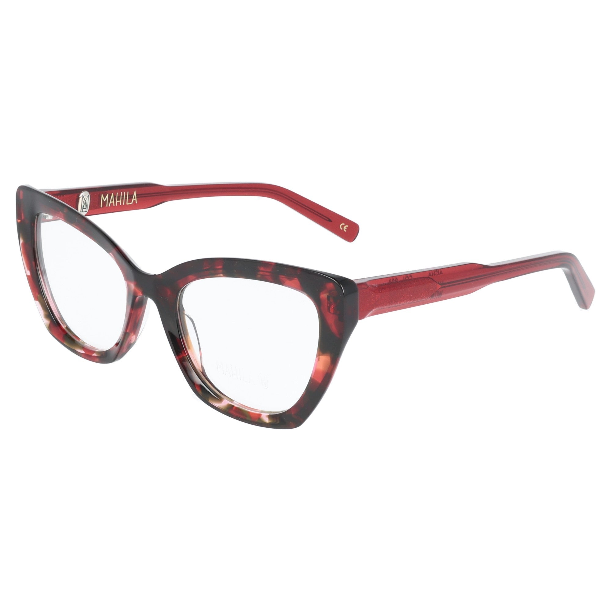Mahila | Aisha occhiali da vista donna cateye multicolor rosso