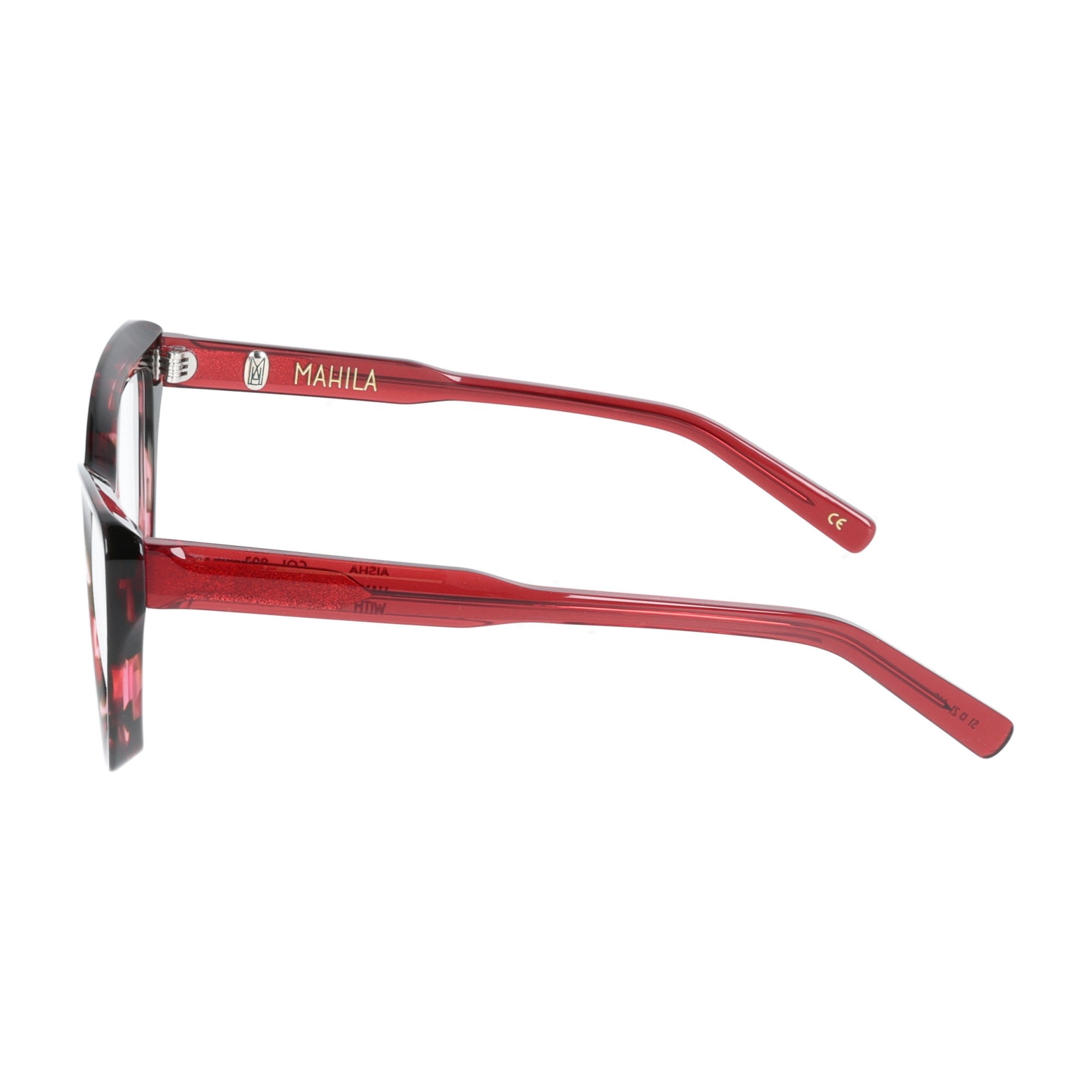 Mahila | Aisha occhiali da vista donna cateye multicolor rosso