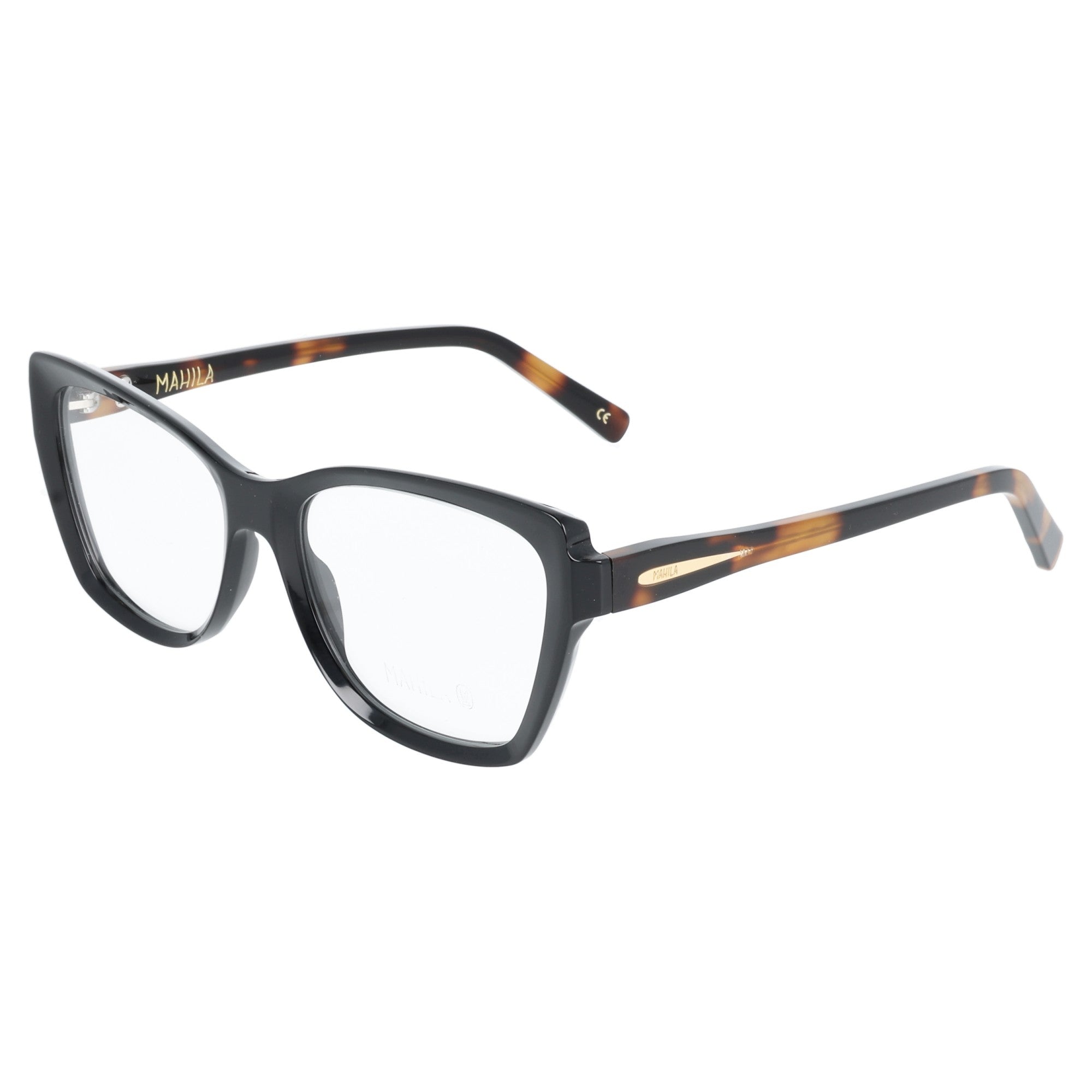 Mahila | Calista occhiali da vista donna Nero & Tartarugato 