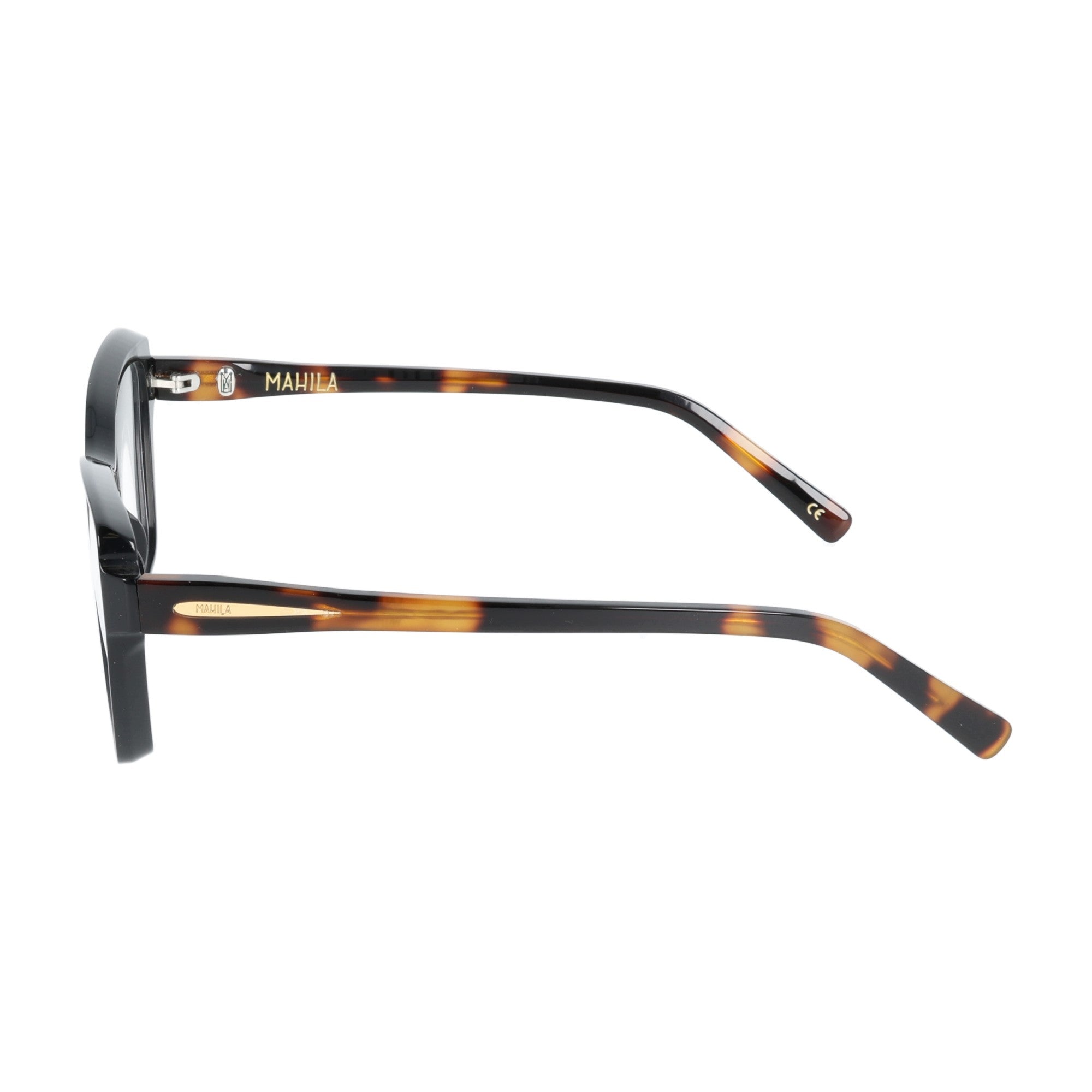Mahila | Calista occhiali da vista donna Nero & Tartarugato