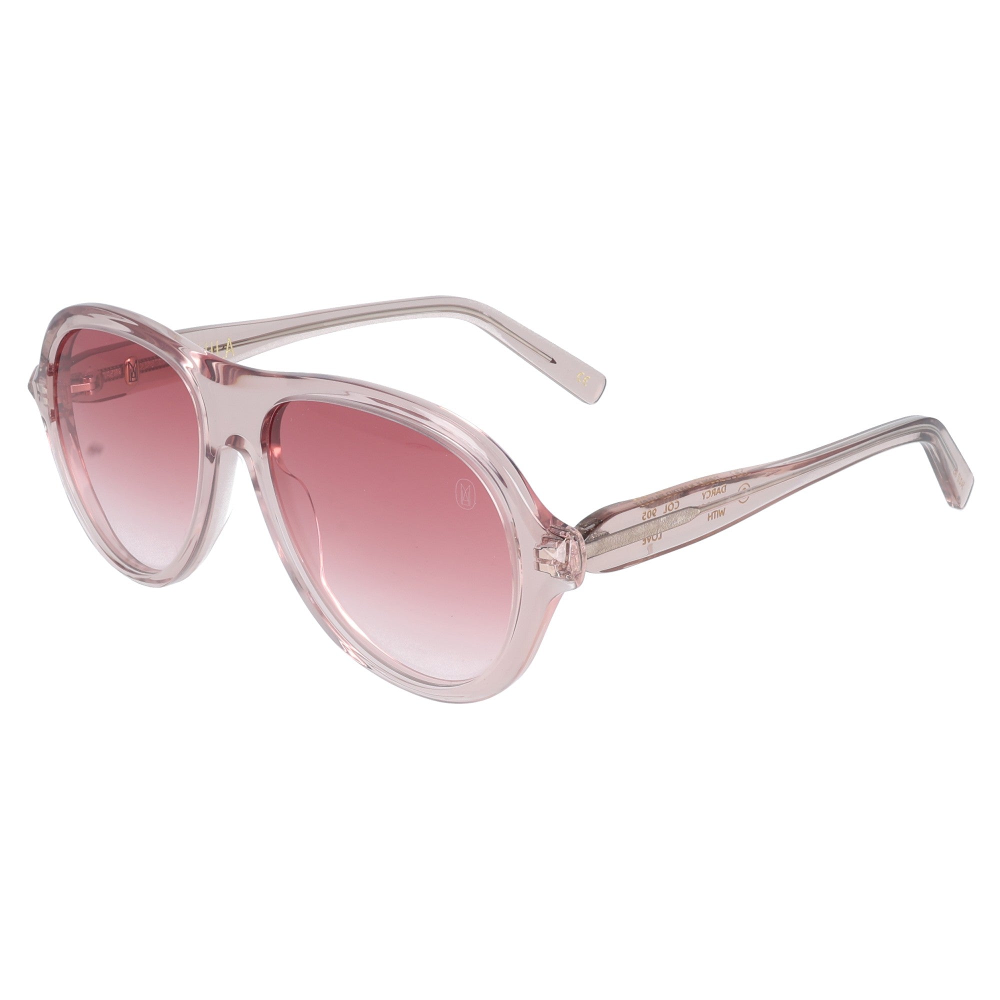 Mahila | Darcy occhiale da sole donna aviator trasparente