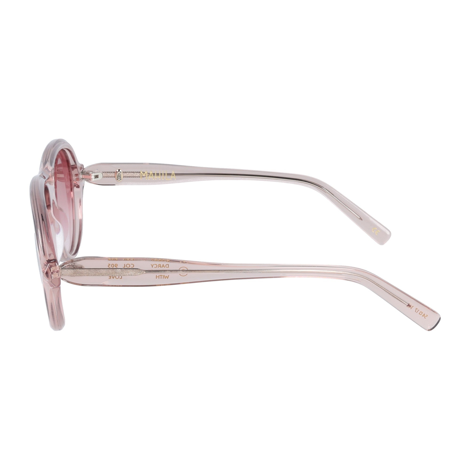 Mahila | Darcy occhiale da sole donna aviator trasparente