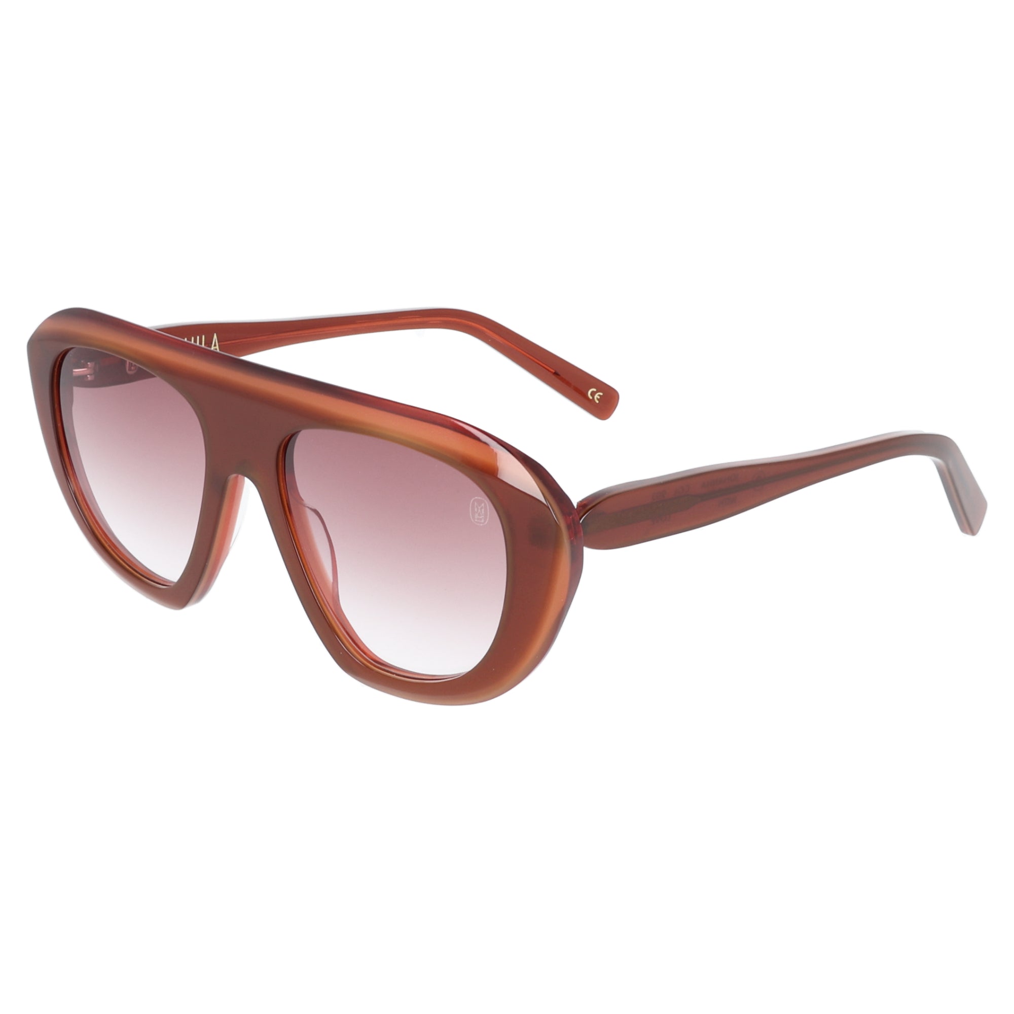 Mahila | Johanna occhiali da donna maschera oversize Marrone