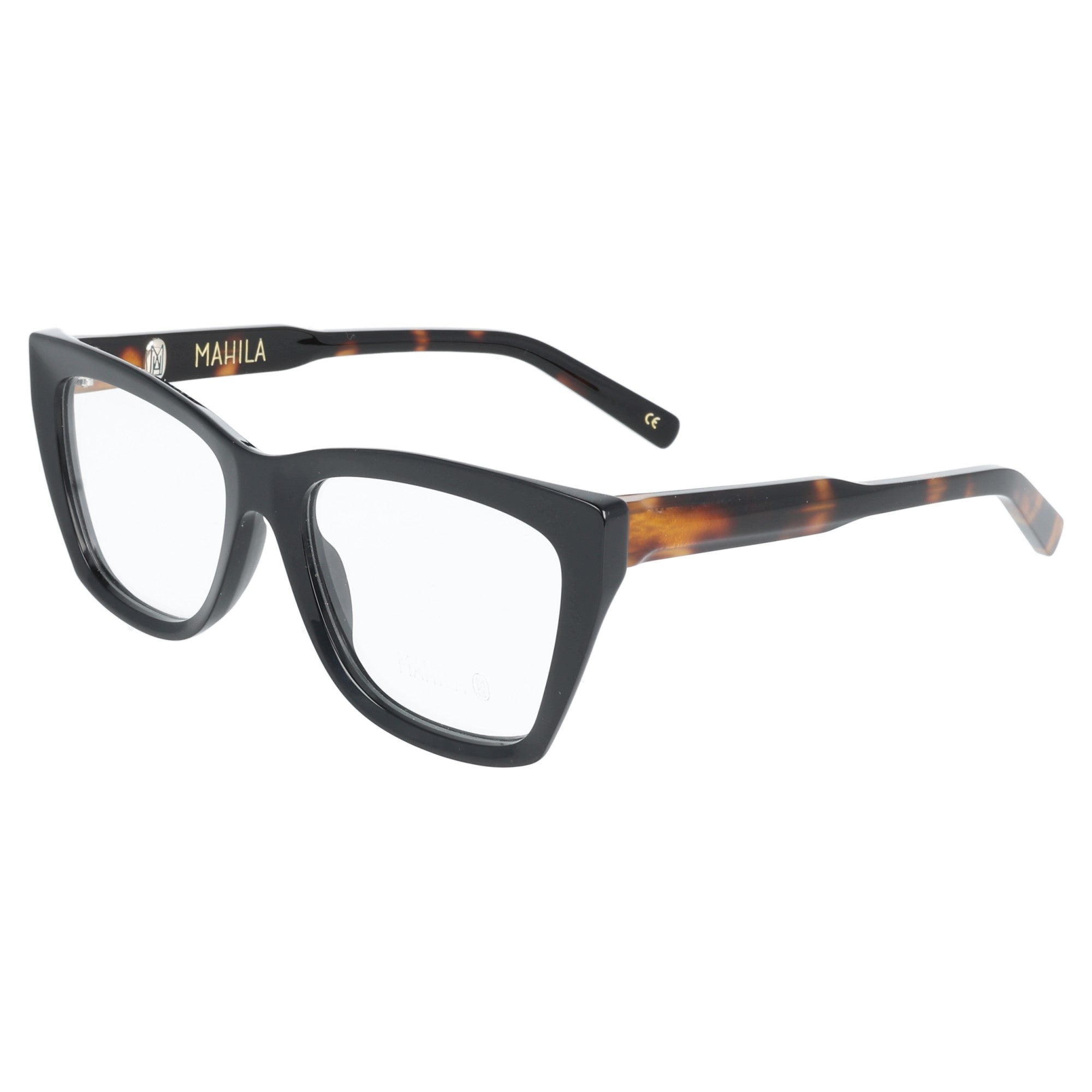 Mahila | Ludmilla occhiali da vista donna  nero tartarugato caldo