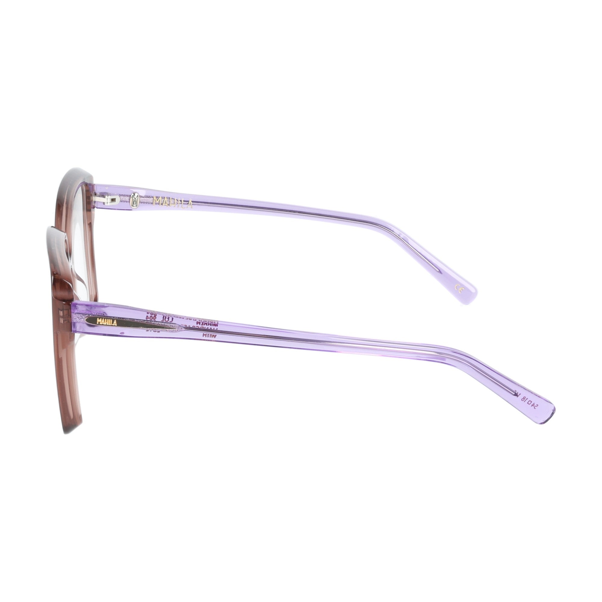 Mahila | Mirren occhiale da vista donna squadrato ampio beige