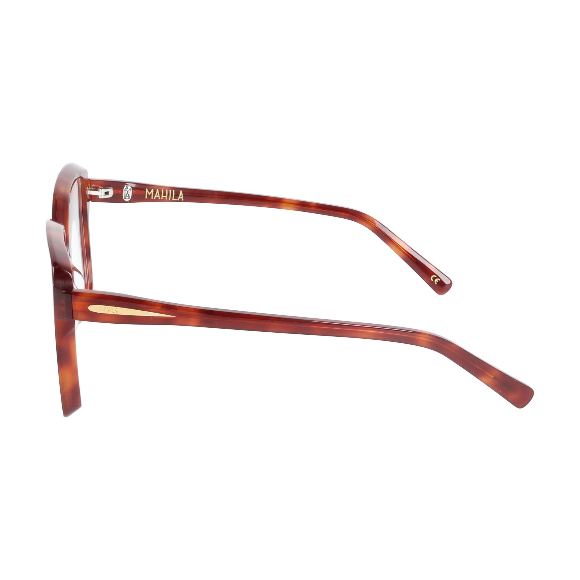 Mahila | Mirren occhiale da vista donna squadrato ampio havana