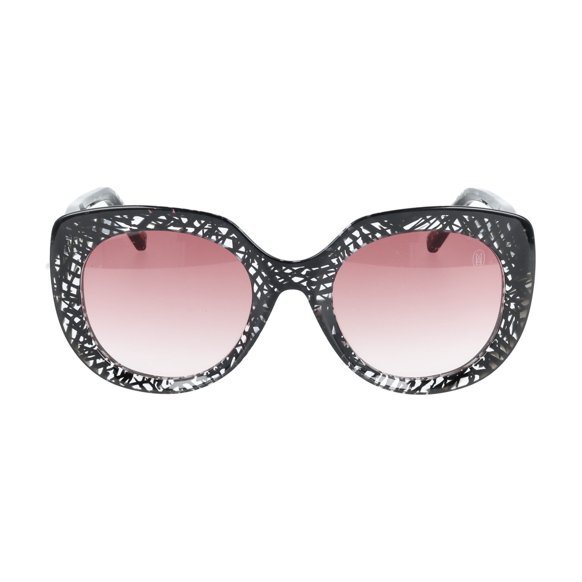 Mahila | Samira Nero Bianco occhiale da sole da donna cateye