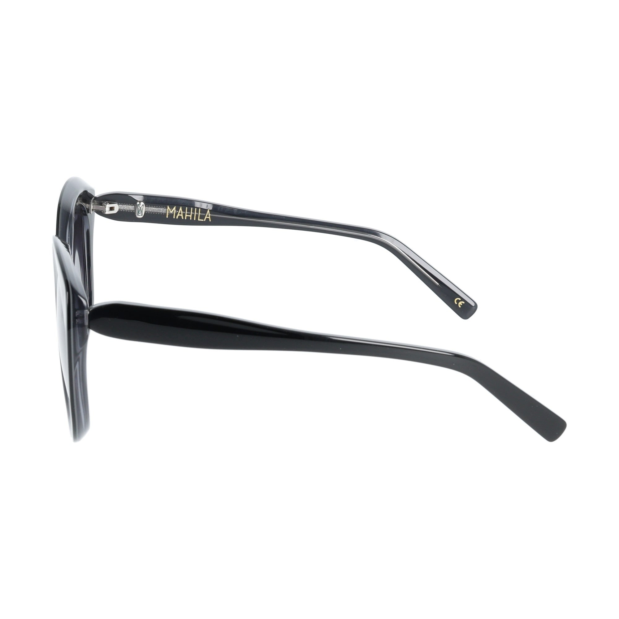 Mahila | Samira nero occhiale da sole da donna cateye